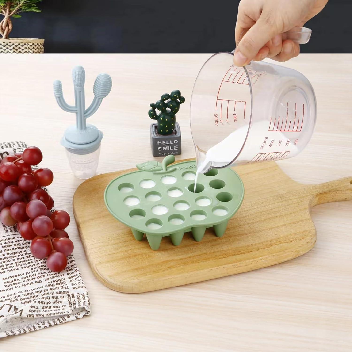 Moldes de Popsicle PandaEar 2 Pack Silicona 19 Compartimentos