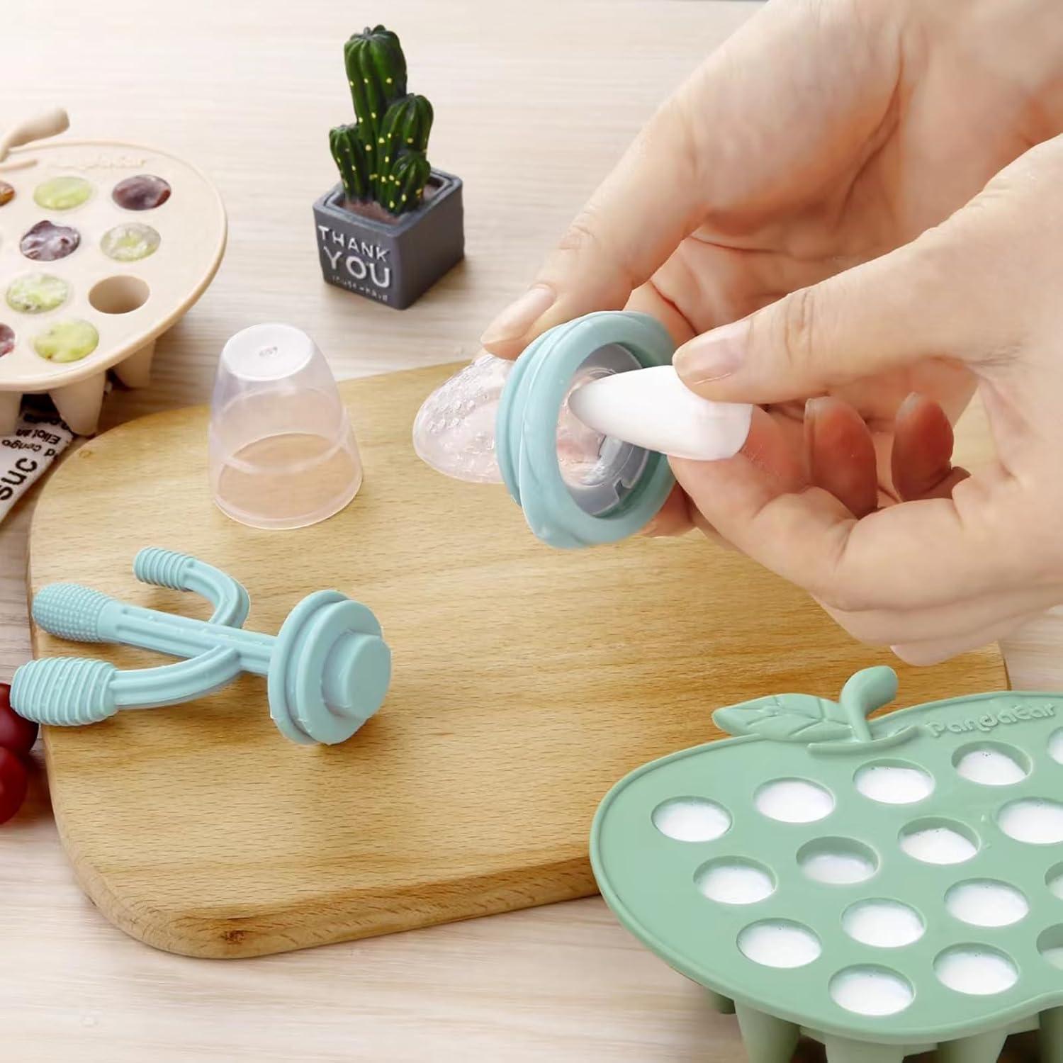 Moldes de Popsicle PandaEar 2 Pack Silicona 19 Compartimentos