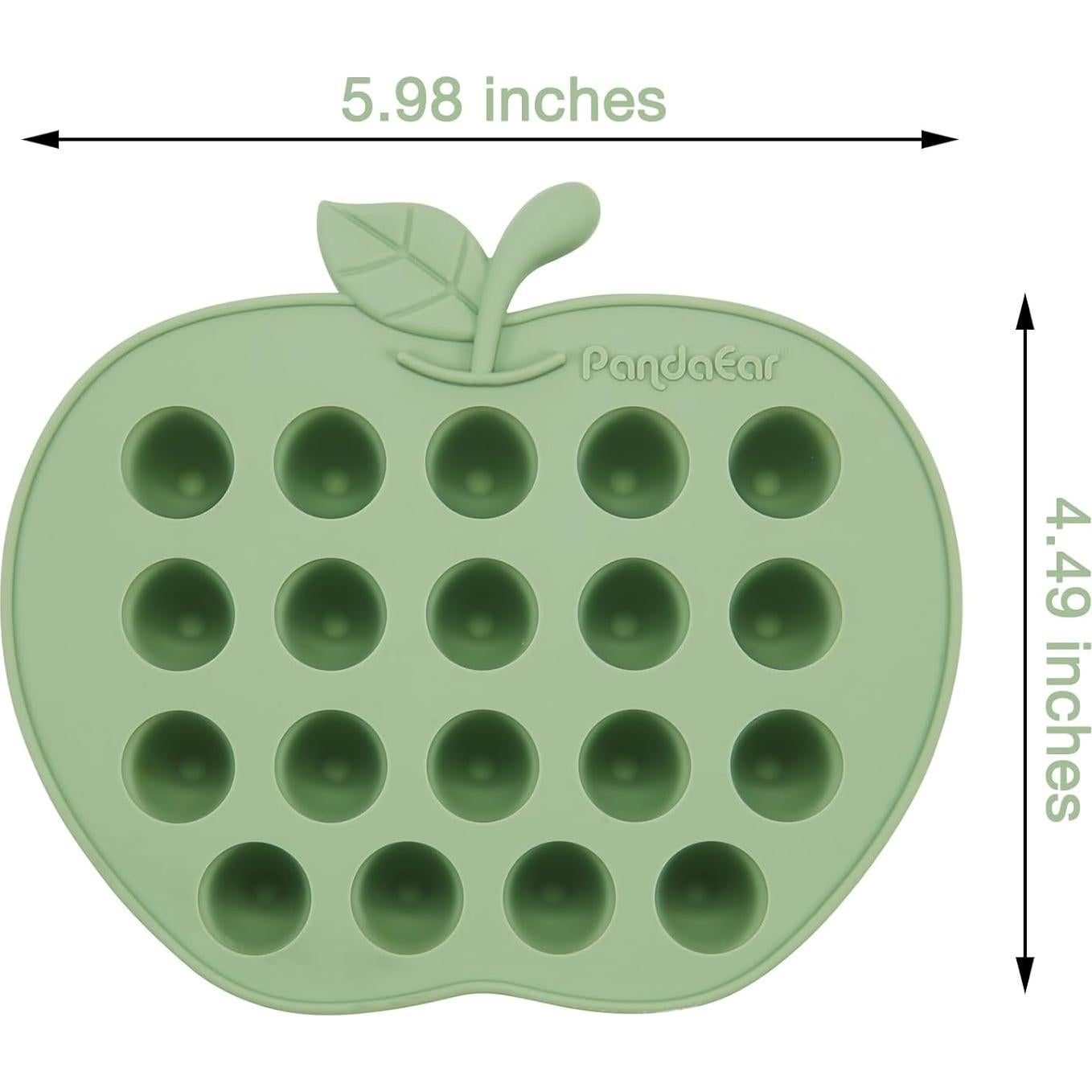 Moldes de Popsicle PandaEar 2 Pack Silicona 19 Compartimentos