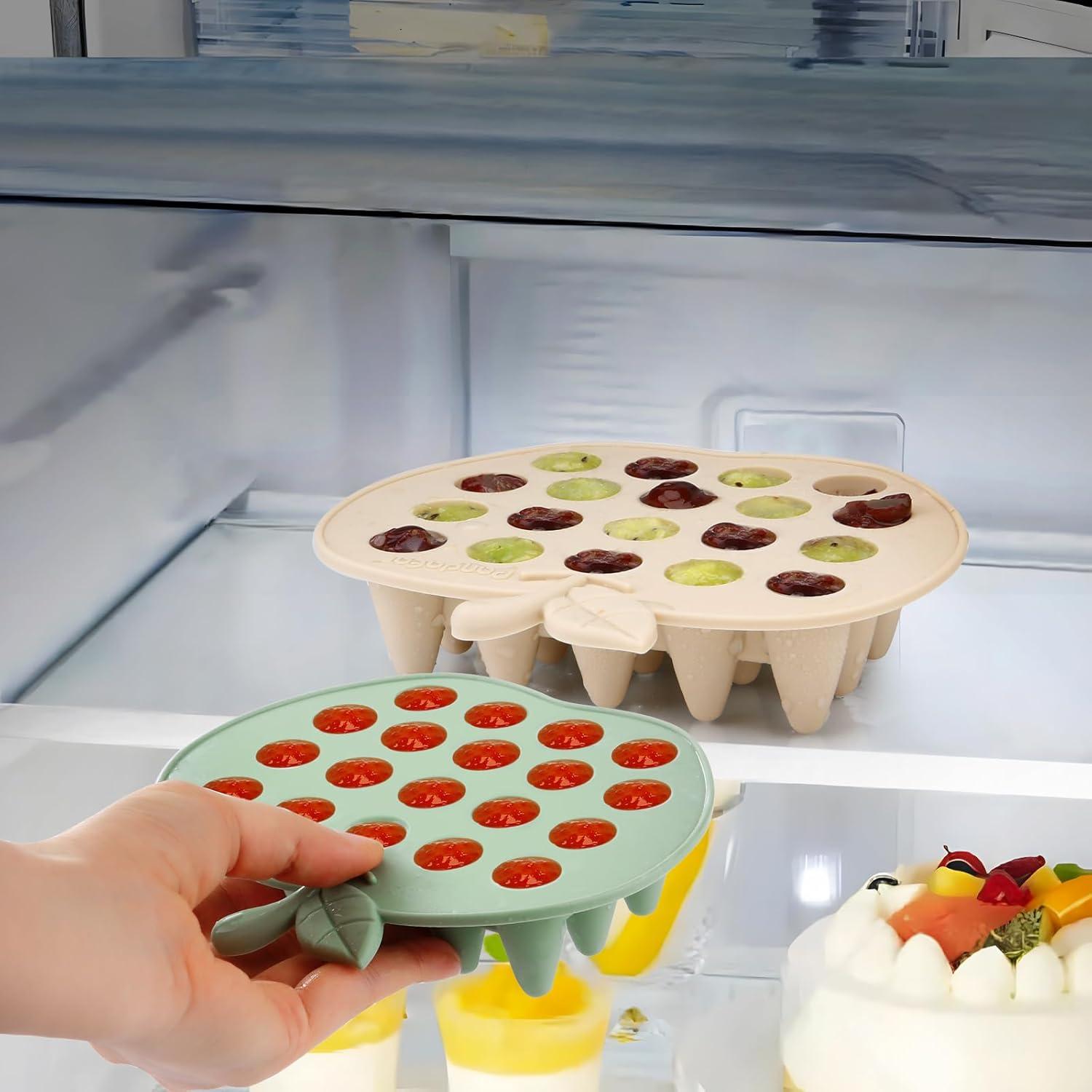 Moldes de Popsicle PandaEar 2 Pack Silicona 19 Compartimentos