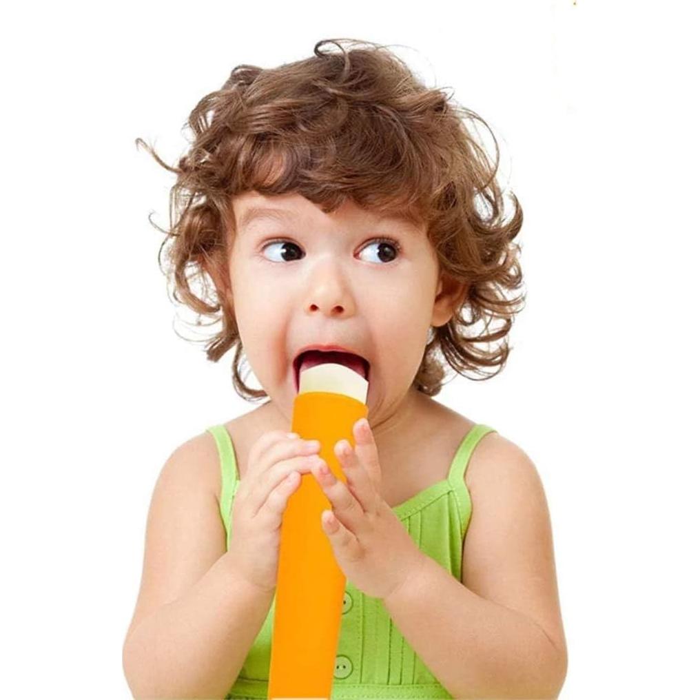 Moldes de Paletas de Silicona ECOBERI, Set de 10, Libre de BPA