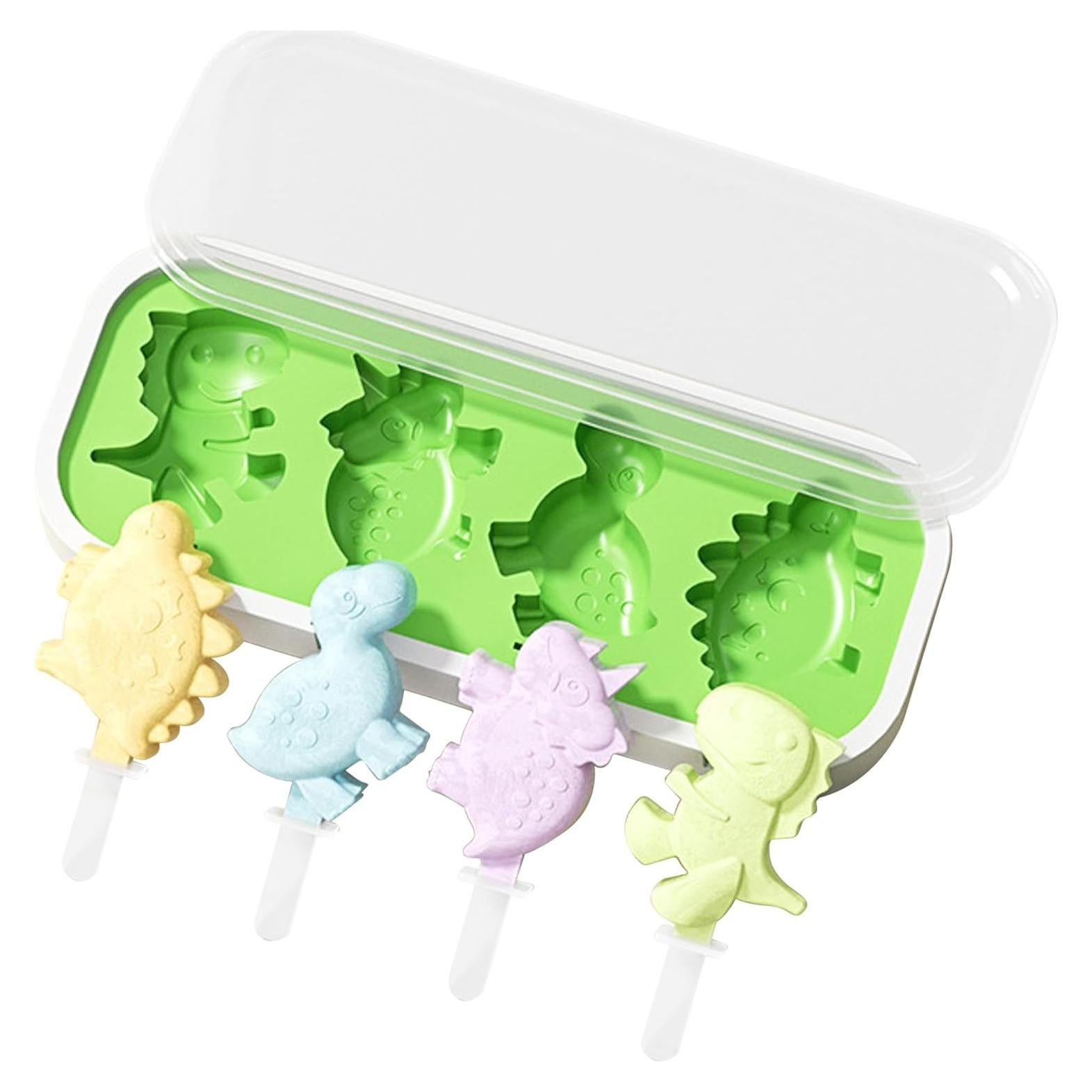 Molde de Paletas de Dinosaurio Ysqool - Silicona Grado Alimenticio