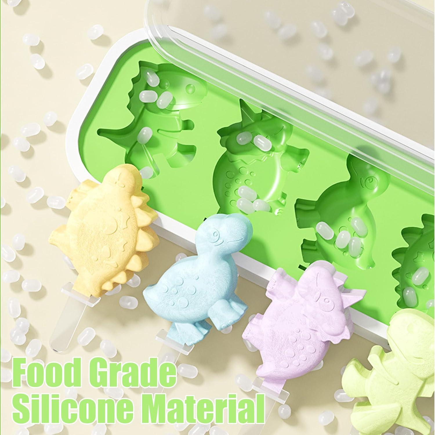 Molde de Paletas de Dinosaurio Ysqool - Silicona Grado Alimenticio