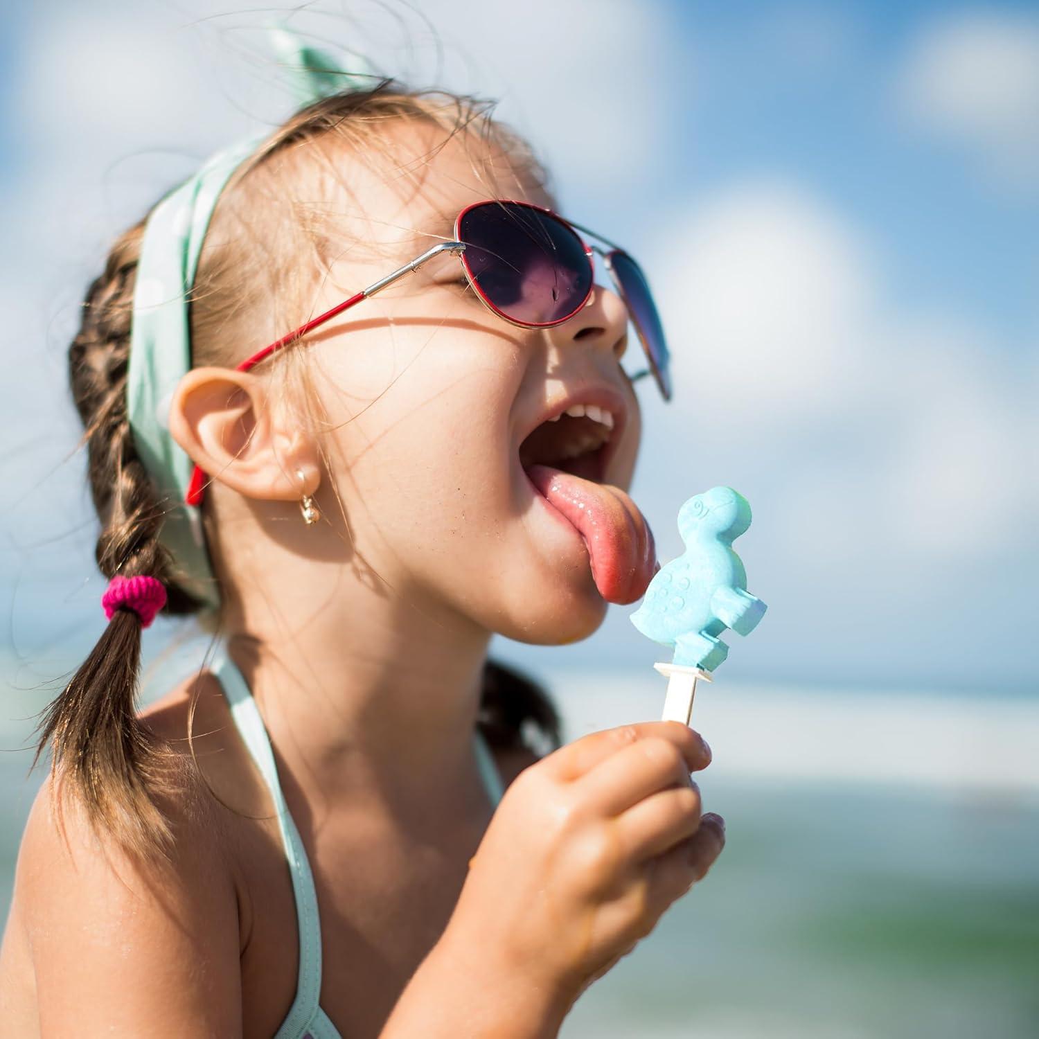 Molde de Paletas de Dinosaurio Ysqool - Silicona Grado Alimenticio