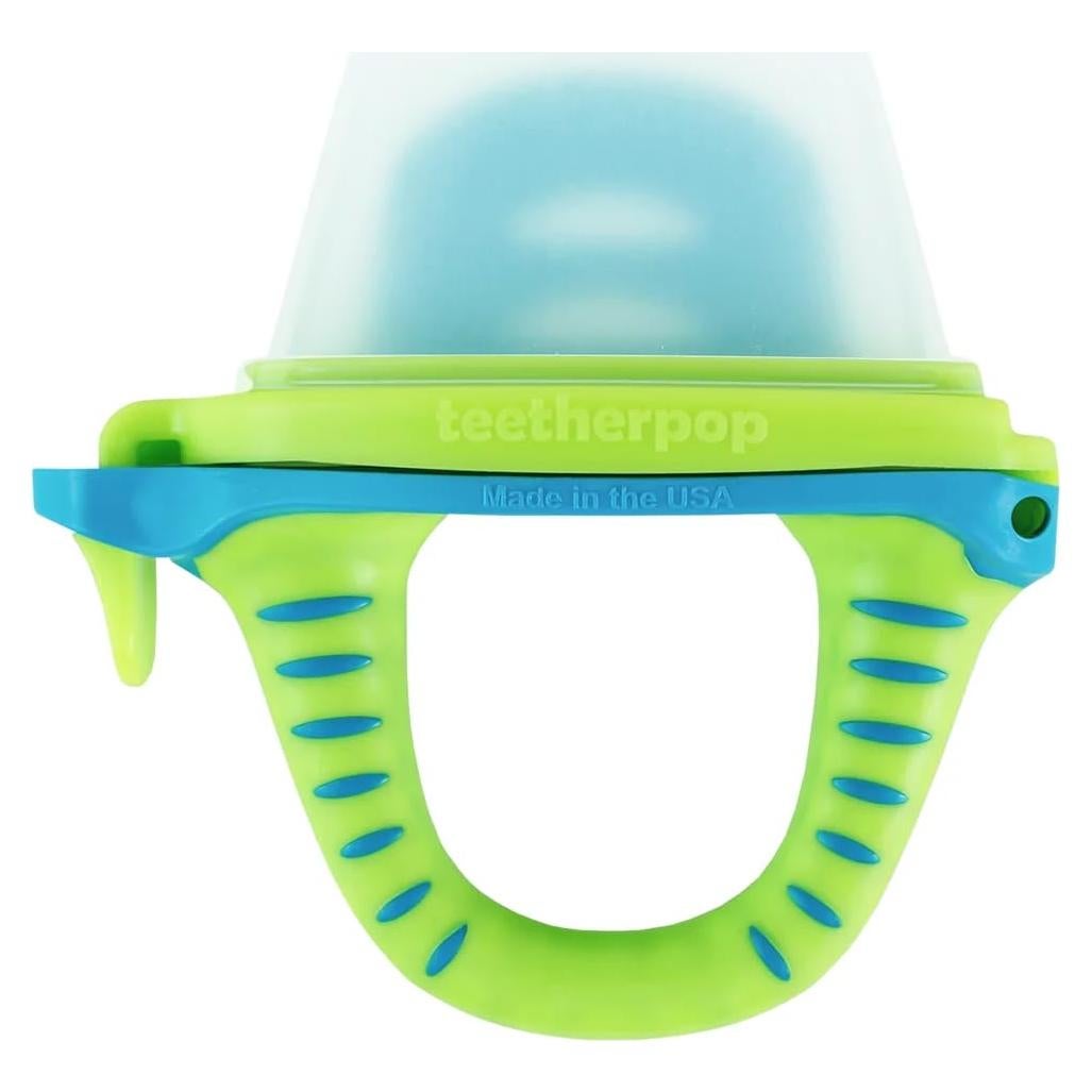 Mordedor Rellenable Teetherpop Silicona Bebés 10cm LimonTeal