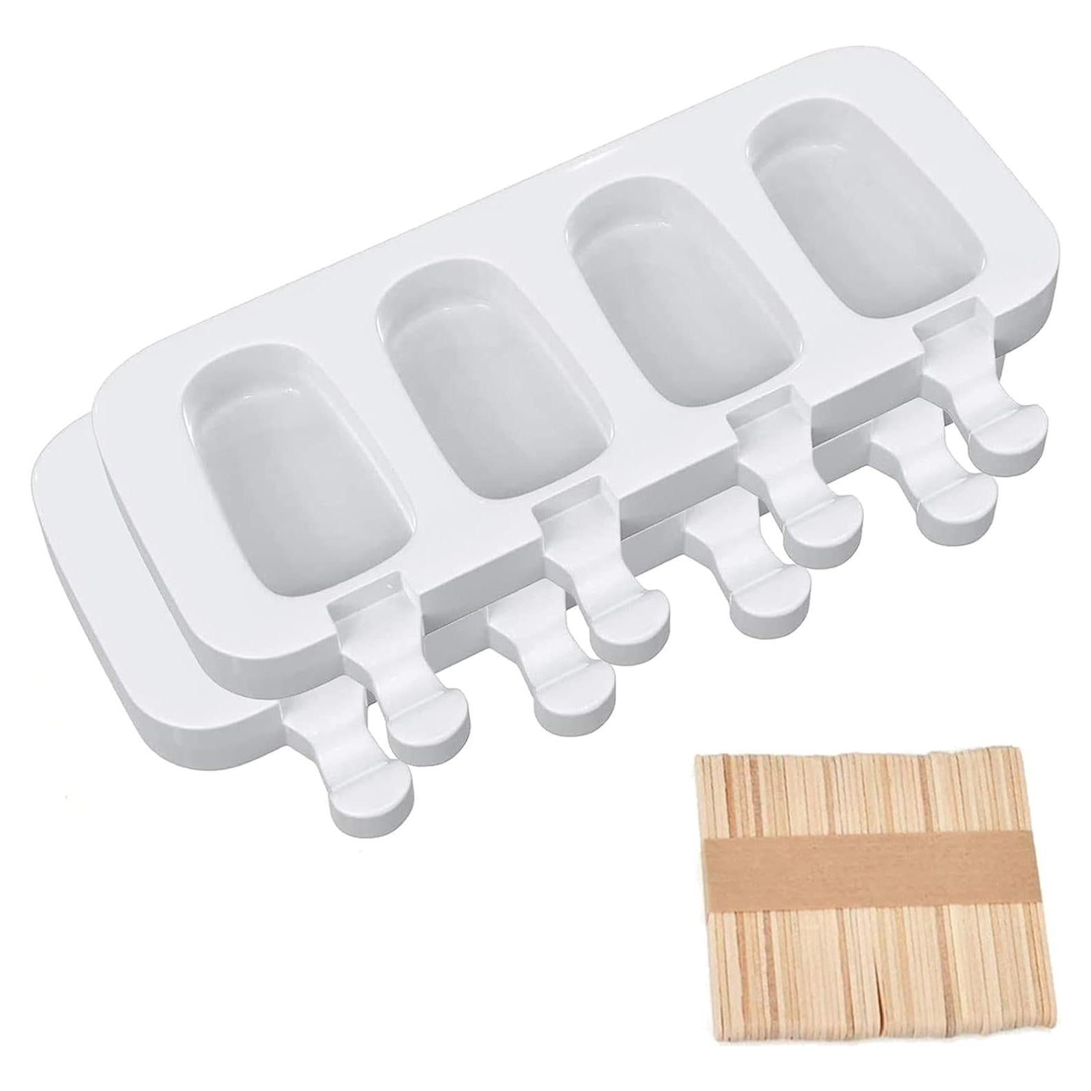 Moldes para Paletas AITUOSI de Silicona, 2 Paquetes con 8 Cavidades