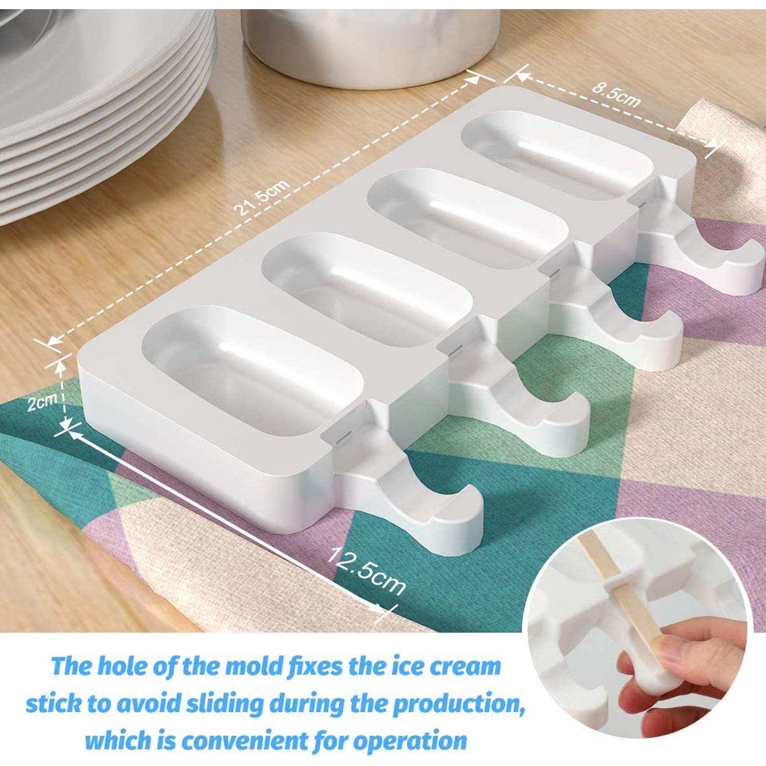 Moldes para Paletas AITUOSI de Silicona, 2 Paquetes con 8 Cavidades