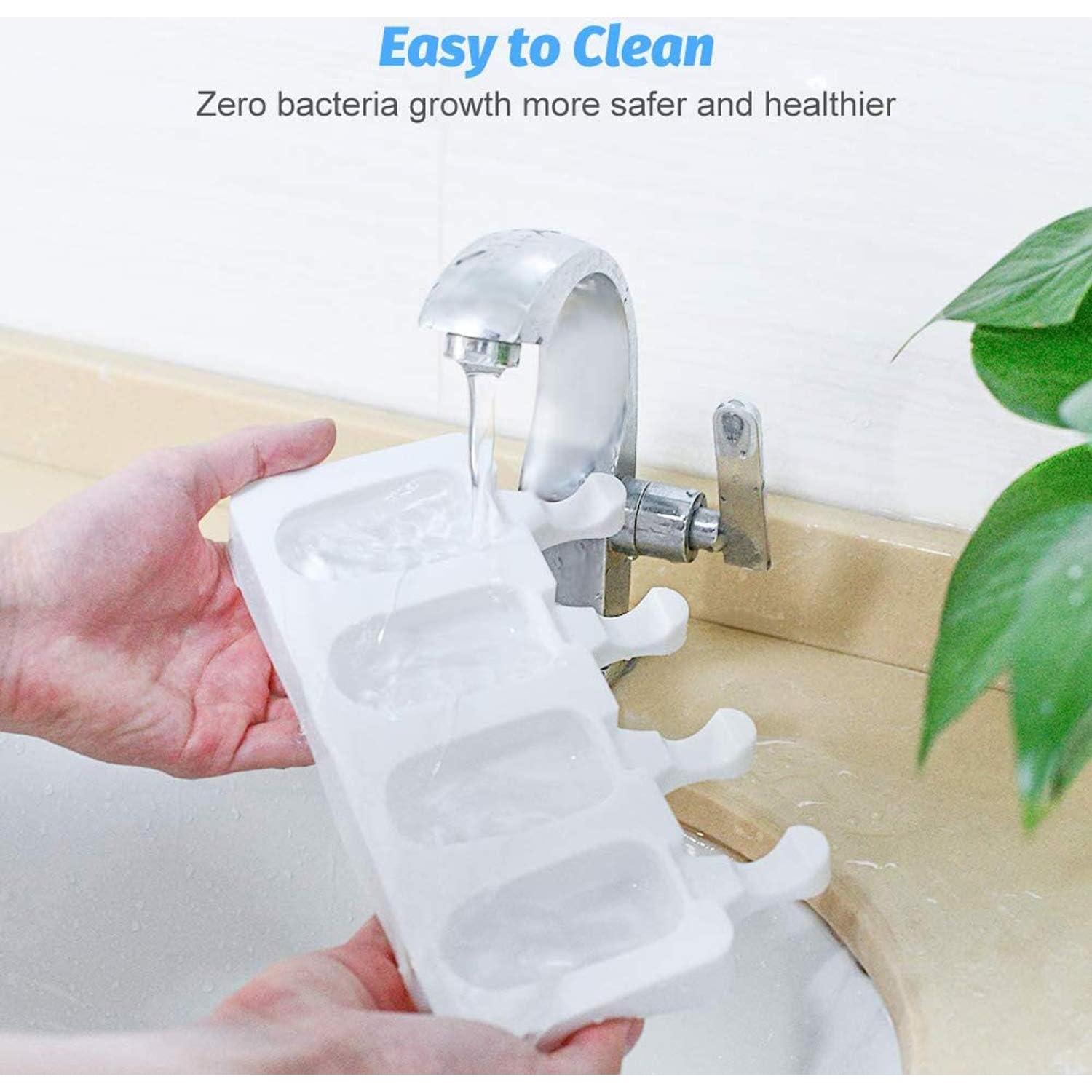 Moldes para Paletas AITUOSI de Silicona, 2 Paquetes con 8 Cavidades