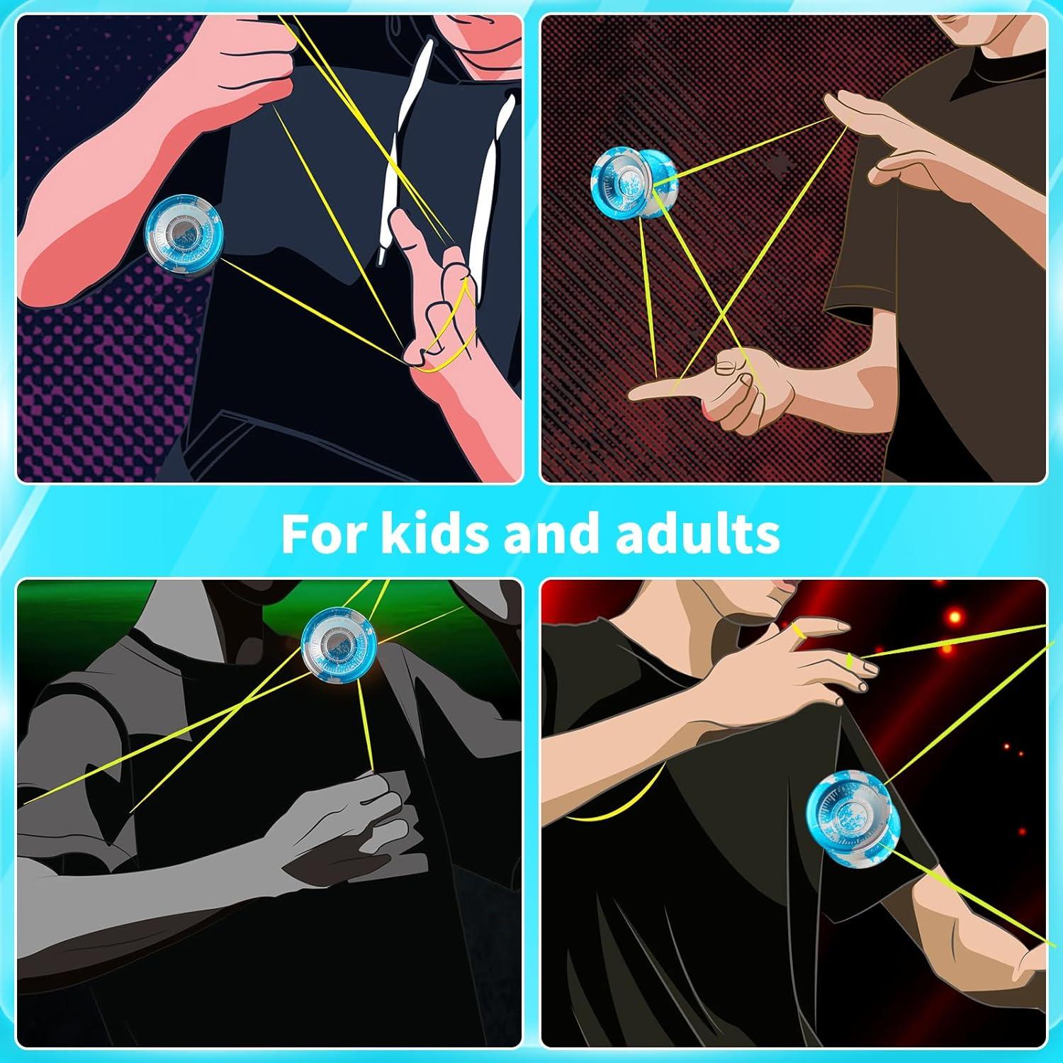 Yoyo Profesional FETESNICE Metálico Doble Propósito Azul