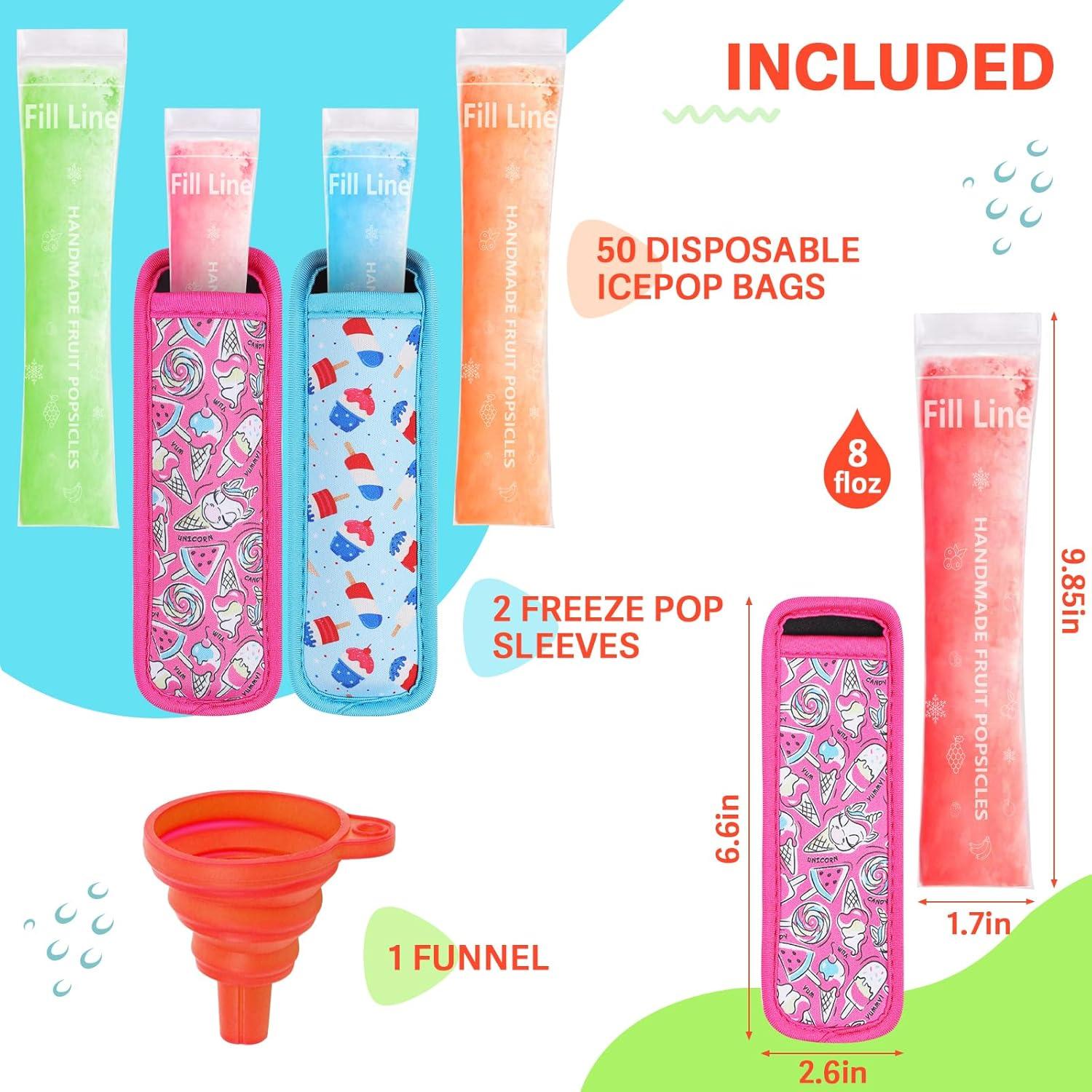 50 Bolsas de Molde para Paletas Amintiri con Soportes Neopreno