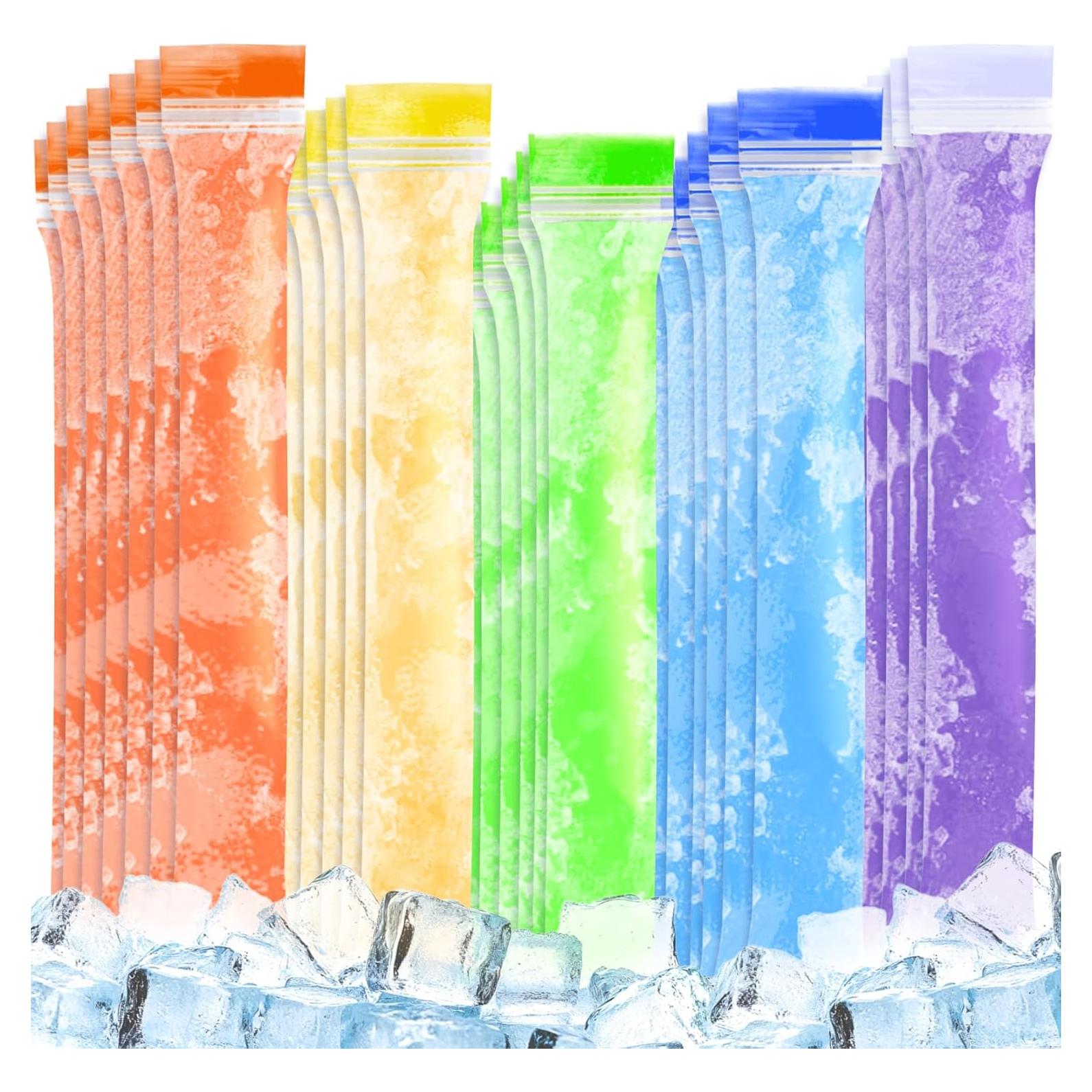100 Bolsas de Paletas Desechables RAINFLOW 27.94x4.83 cm 145 ml