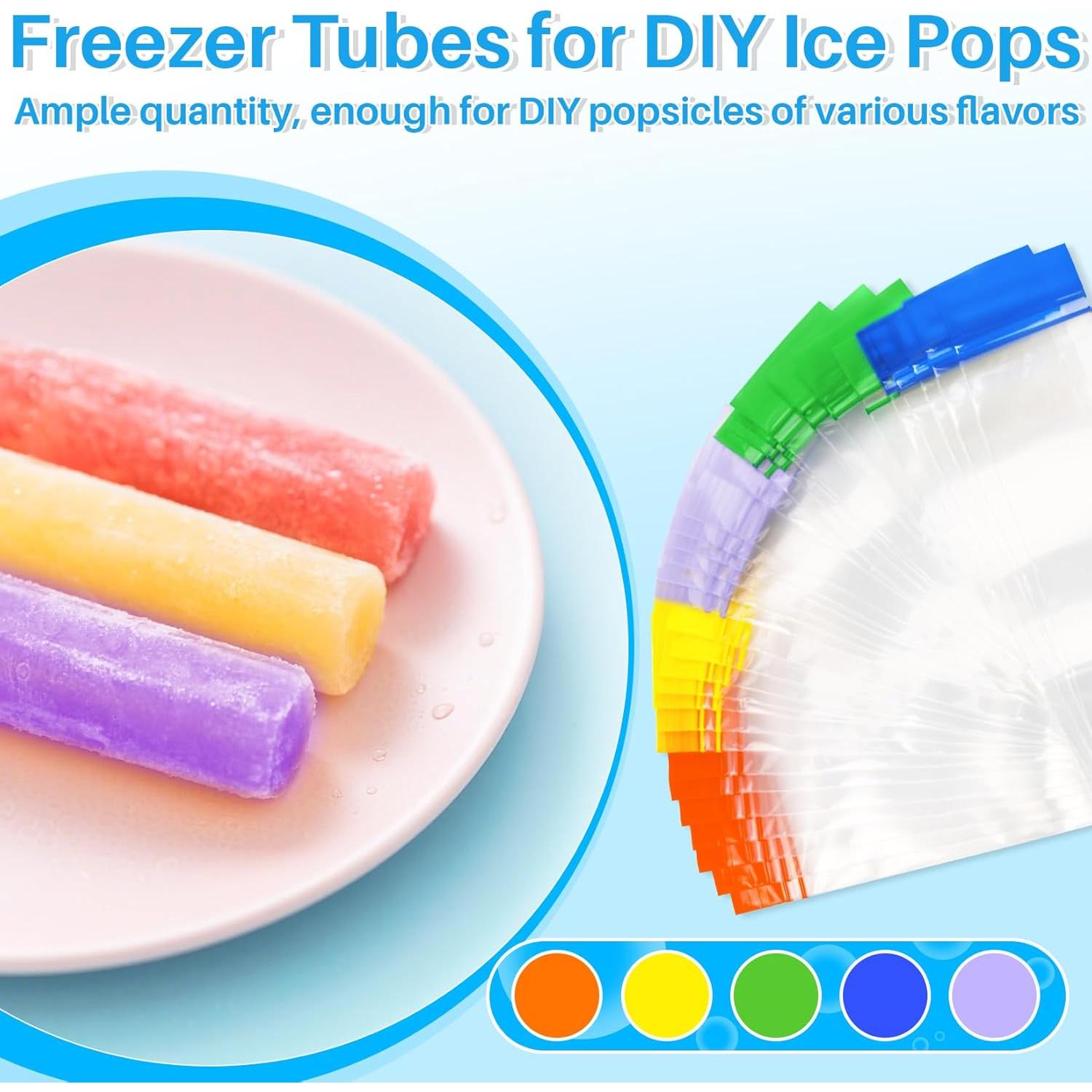 100 Bolsas de Paletas Desechables RAINFLOW 27.94x4.83 cm 145 ml