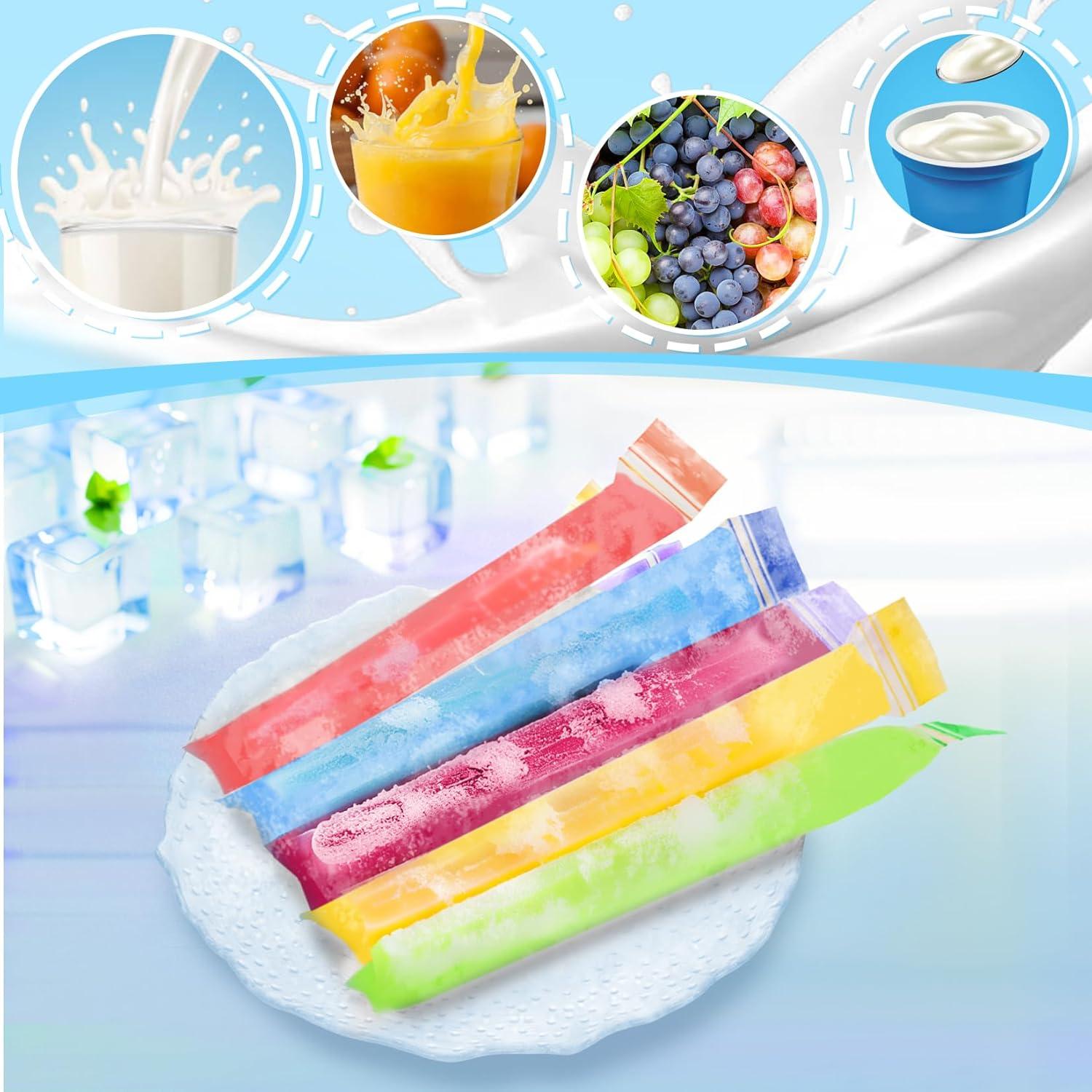 100 Bolsas de Paletas Desechables RAINFLOW 27.94x4.83 cm 145 ml