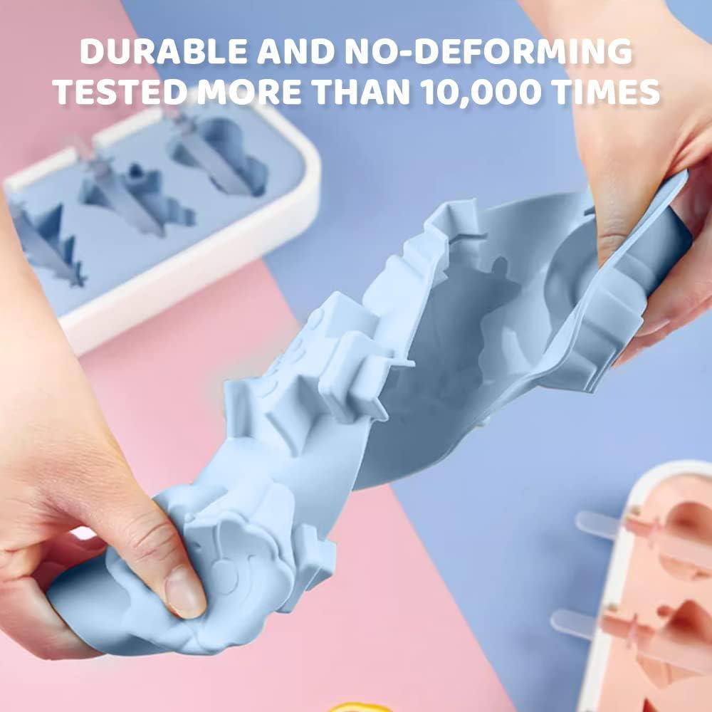 Moldes de Paletas Mini Genérico Silicona Libre BPA 2 Pcs