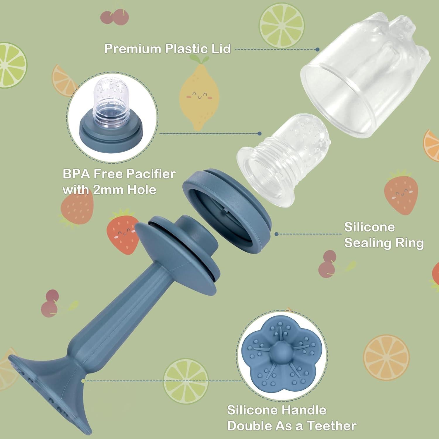 Moldes de Popsicle de Leche Materna KingKam 2 Piezas Silicona