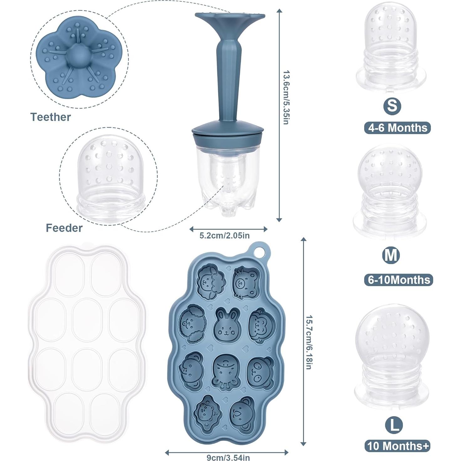 Moldes de Popsicle de Leche Materna KingKam 2 Piezas Silicona