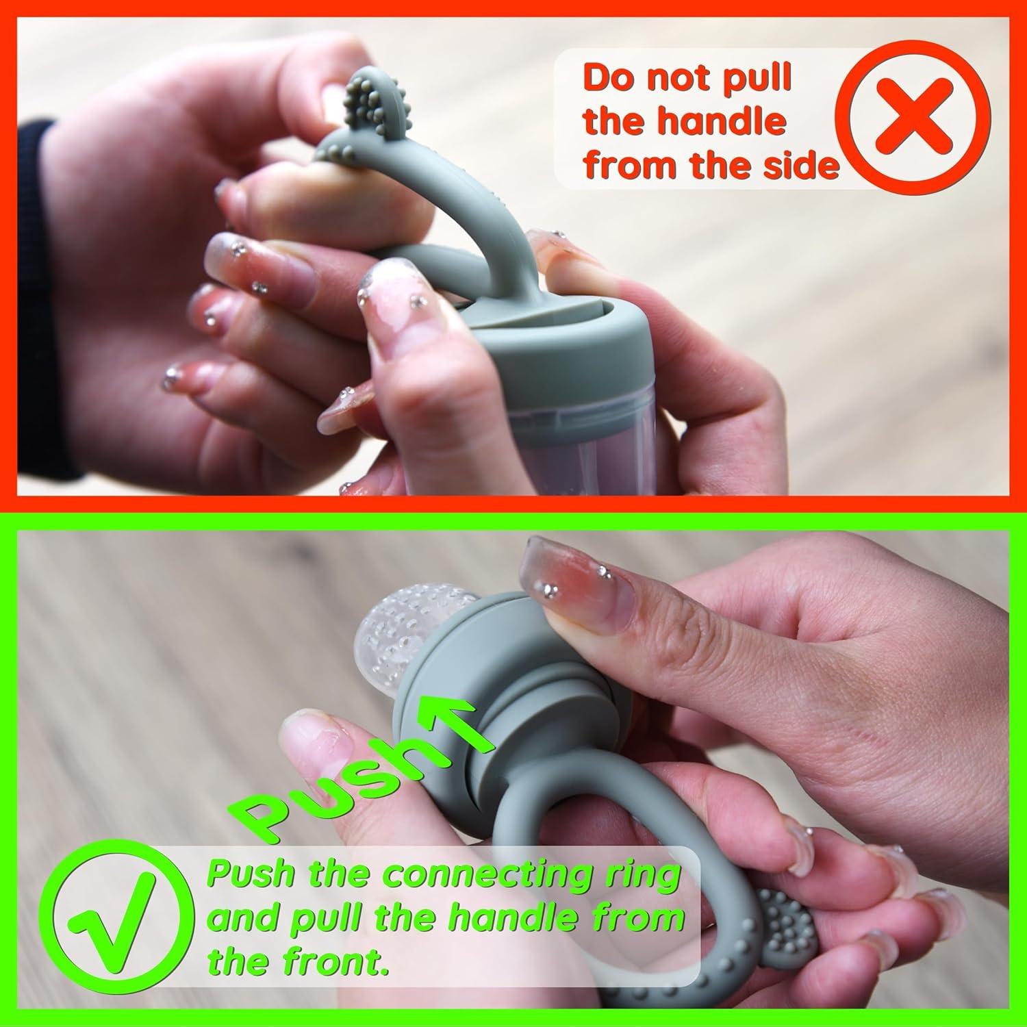 Alimentador de Frutas para Bebés LittlesJoy + Bandeja Congelador