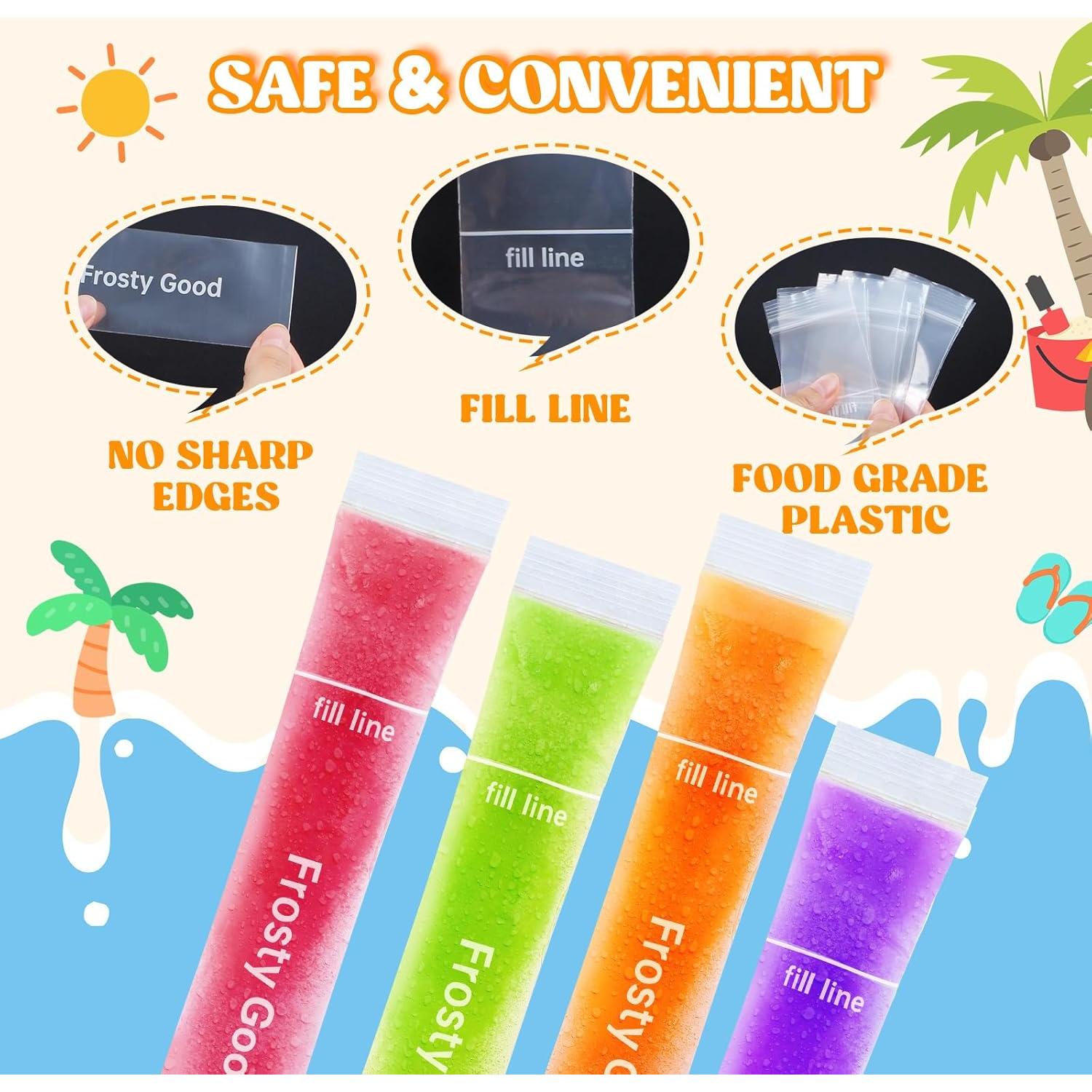 150 Bolsas Desechables para Paletas Jadairy 20.32x5.08 cm