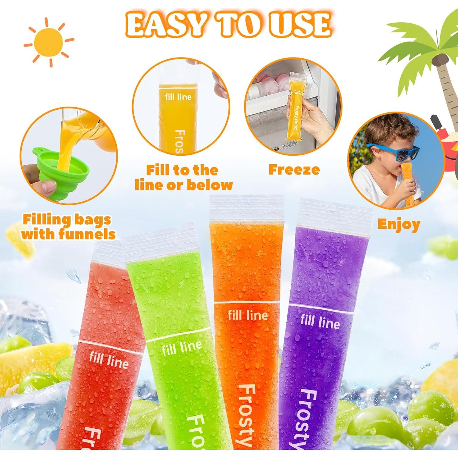 150 Bolsas Desechables para Paletas Jadairy 20.32x5.08 cm