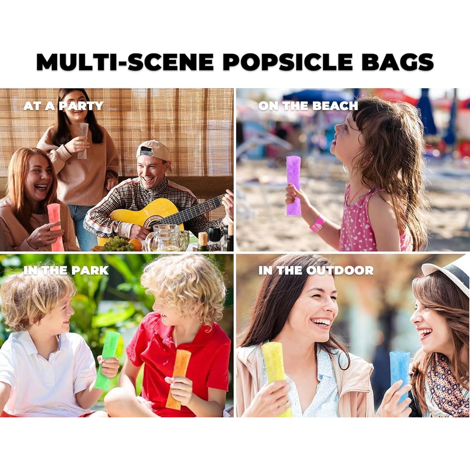 Bolsas Desechables para Paletas de Hielo Nature Pulito 100 Unidades