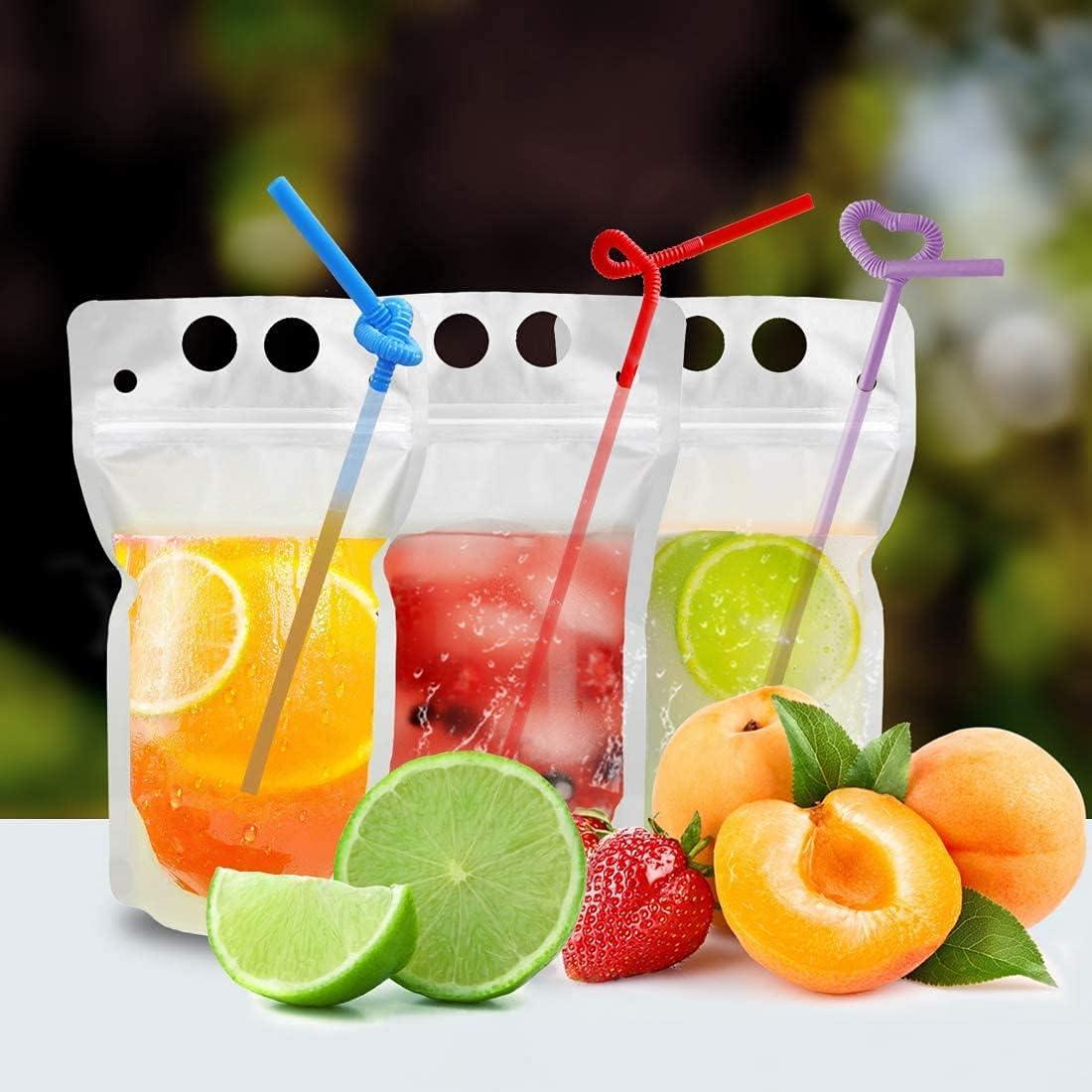 100 Bolsas para Bebidas Ucio + 30 Moldes de Paletas Desechables