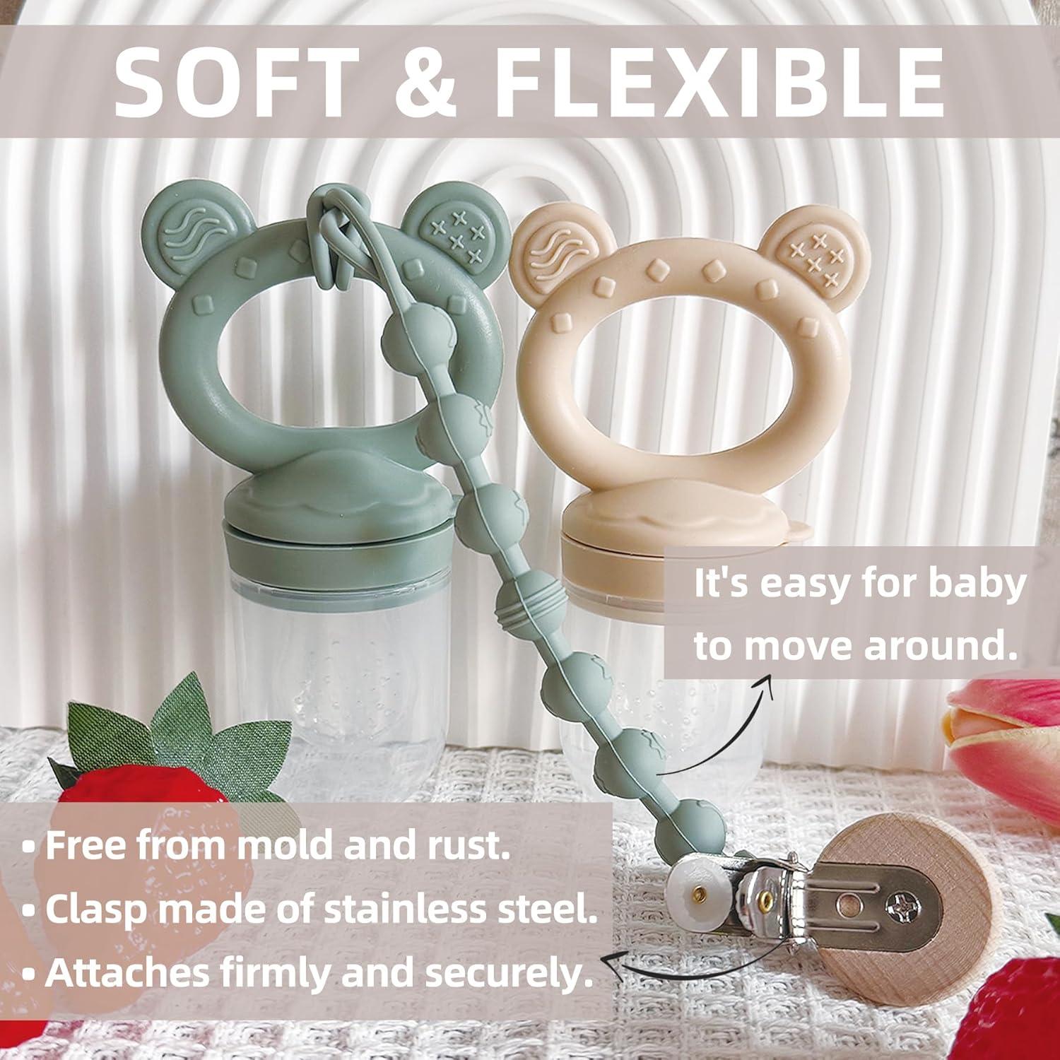 Set de 4 Alimentadores de Frutas Gairssda para Bebés