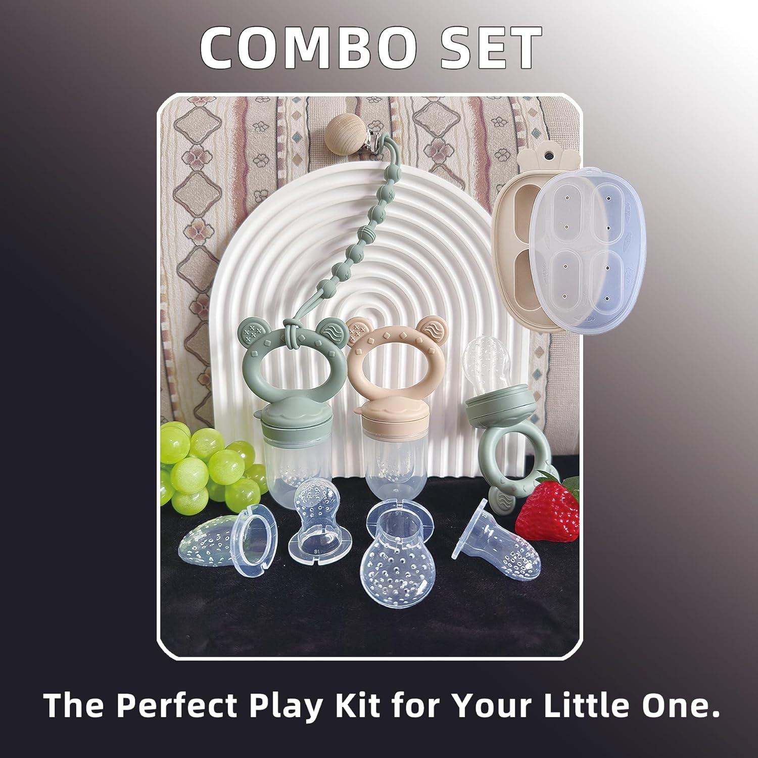 Set de 4 Alimentadores de Frutas Gairssda para Bebés