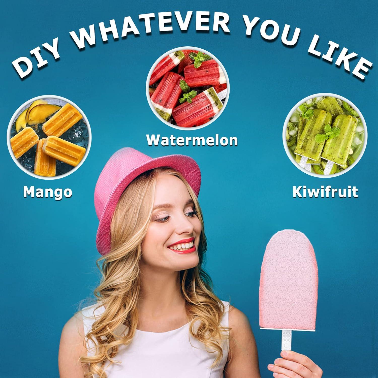 Palitos de Helado Choicy 6 Piezas Plástico Blanco