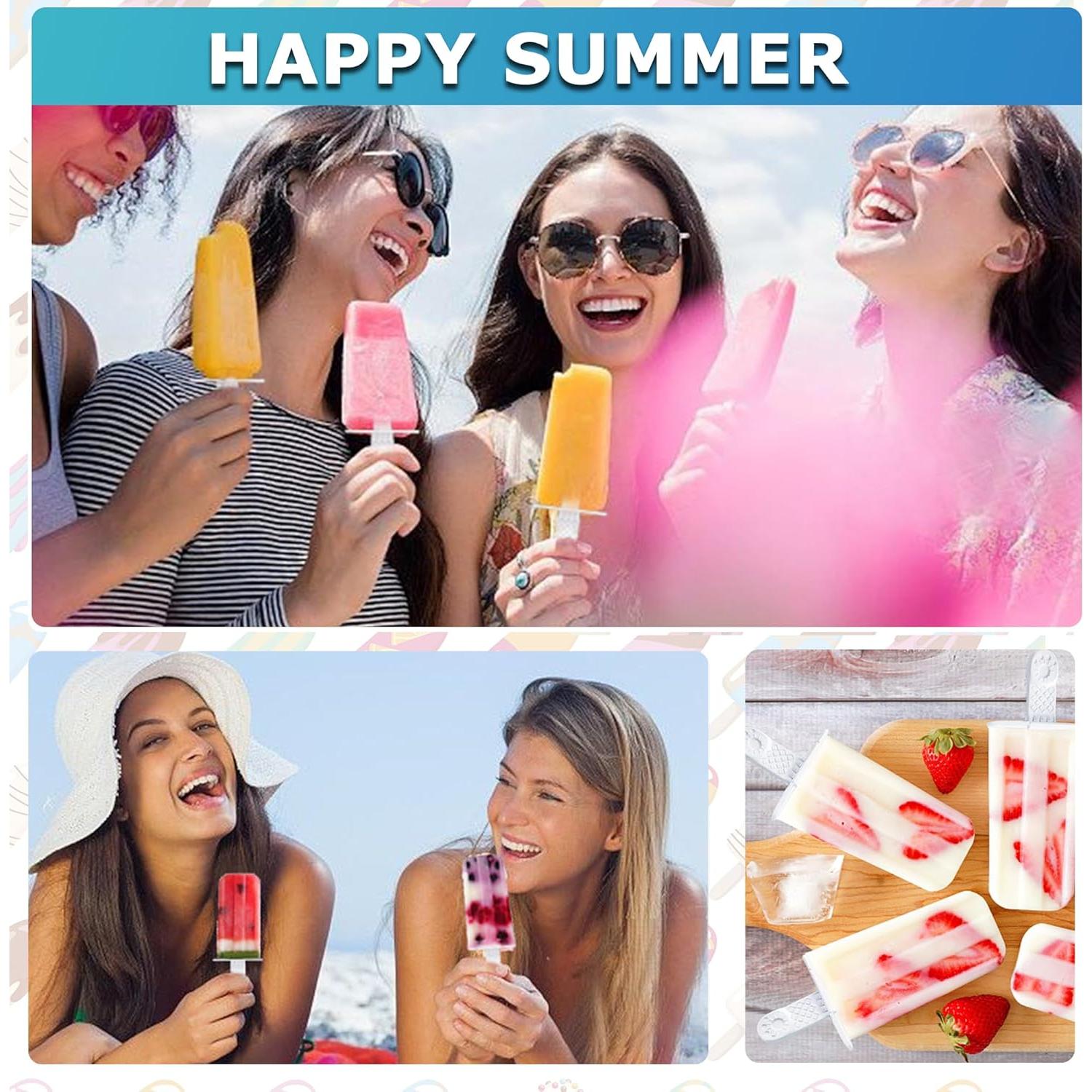 Palitos de Helado Choicy 6 Piezas Plástico Blanco