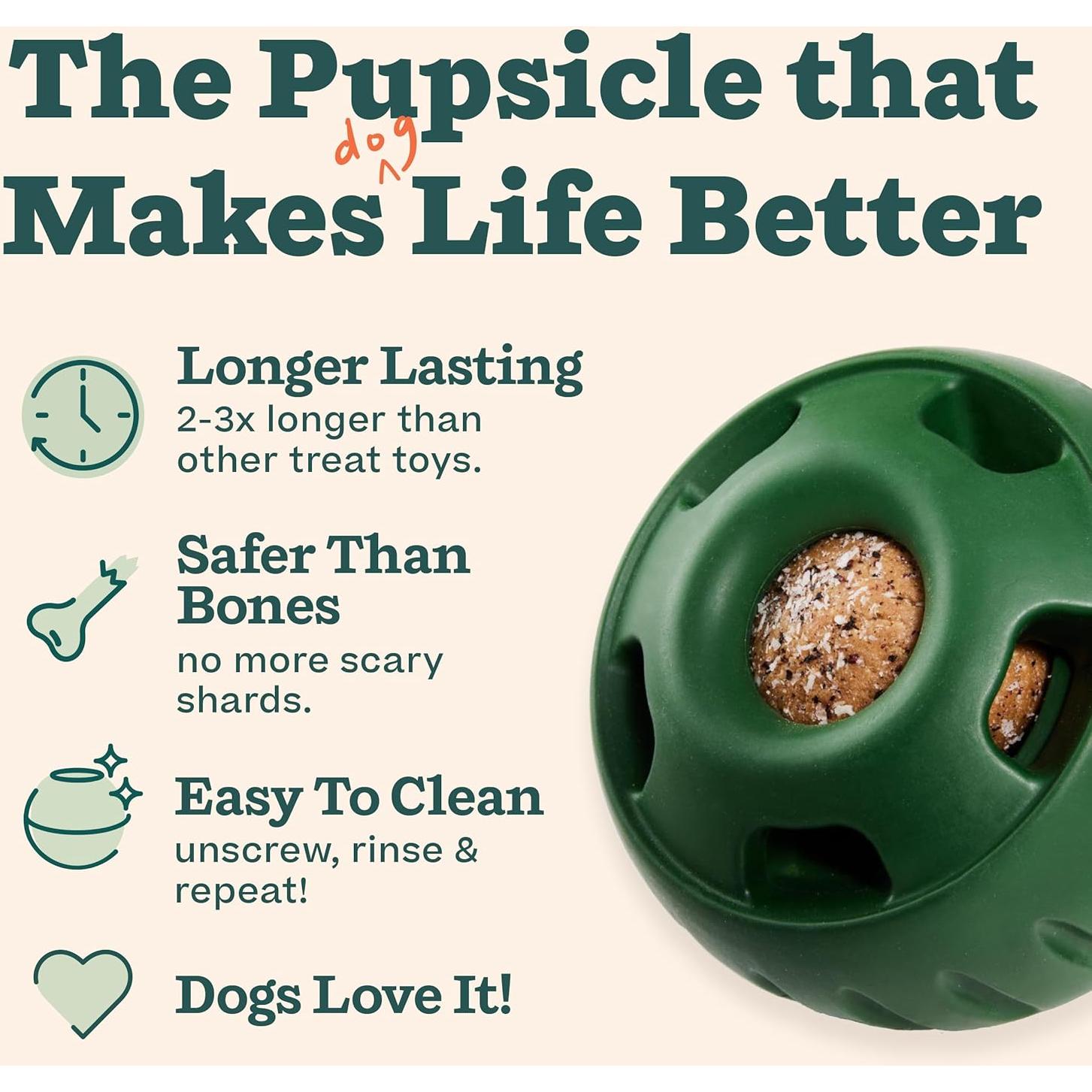 Bandeja de Golosinas Pupsicle WOOF - Juguete Interactivo para Perros