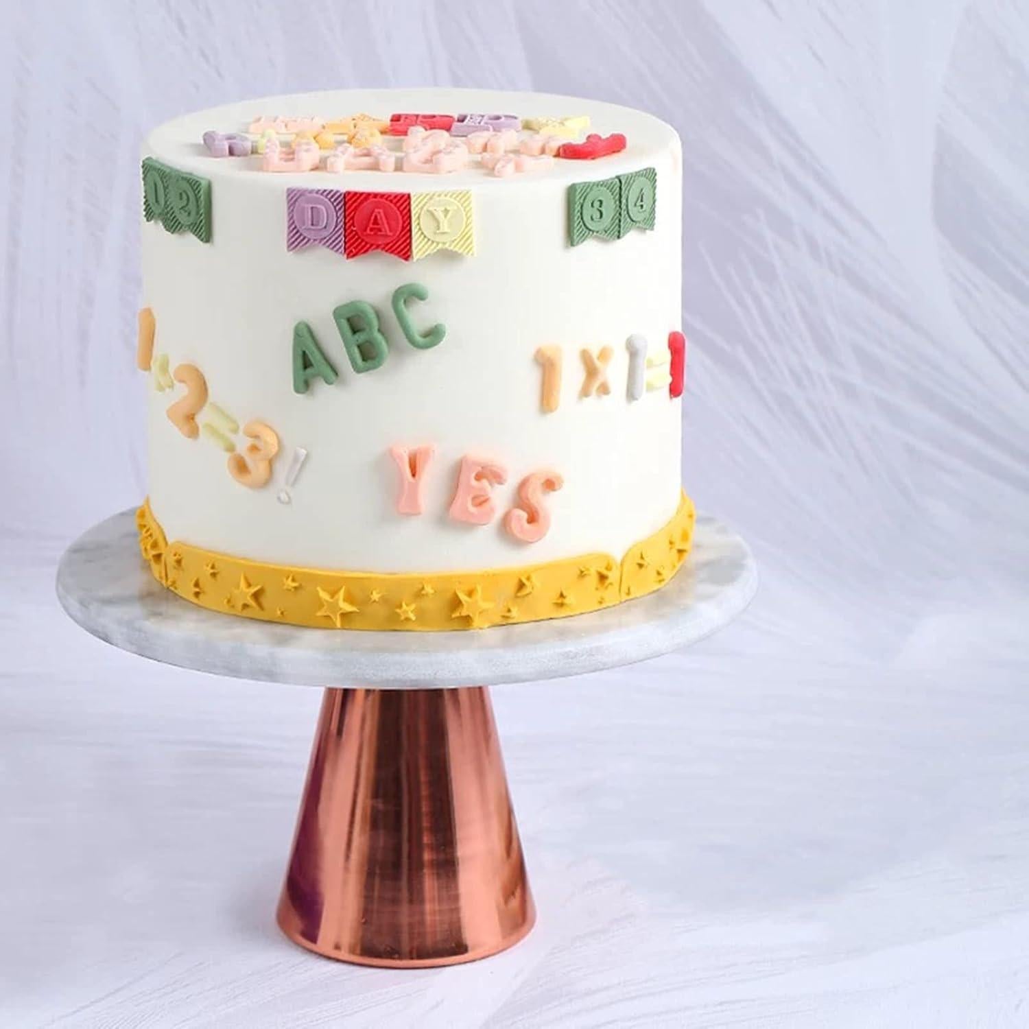 Moldes de Silicona para Chocolate BTYMS - Letras y Números 5 Piezas