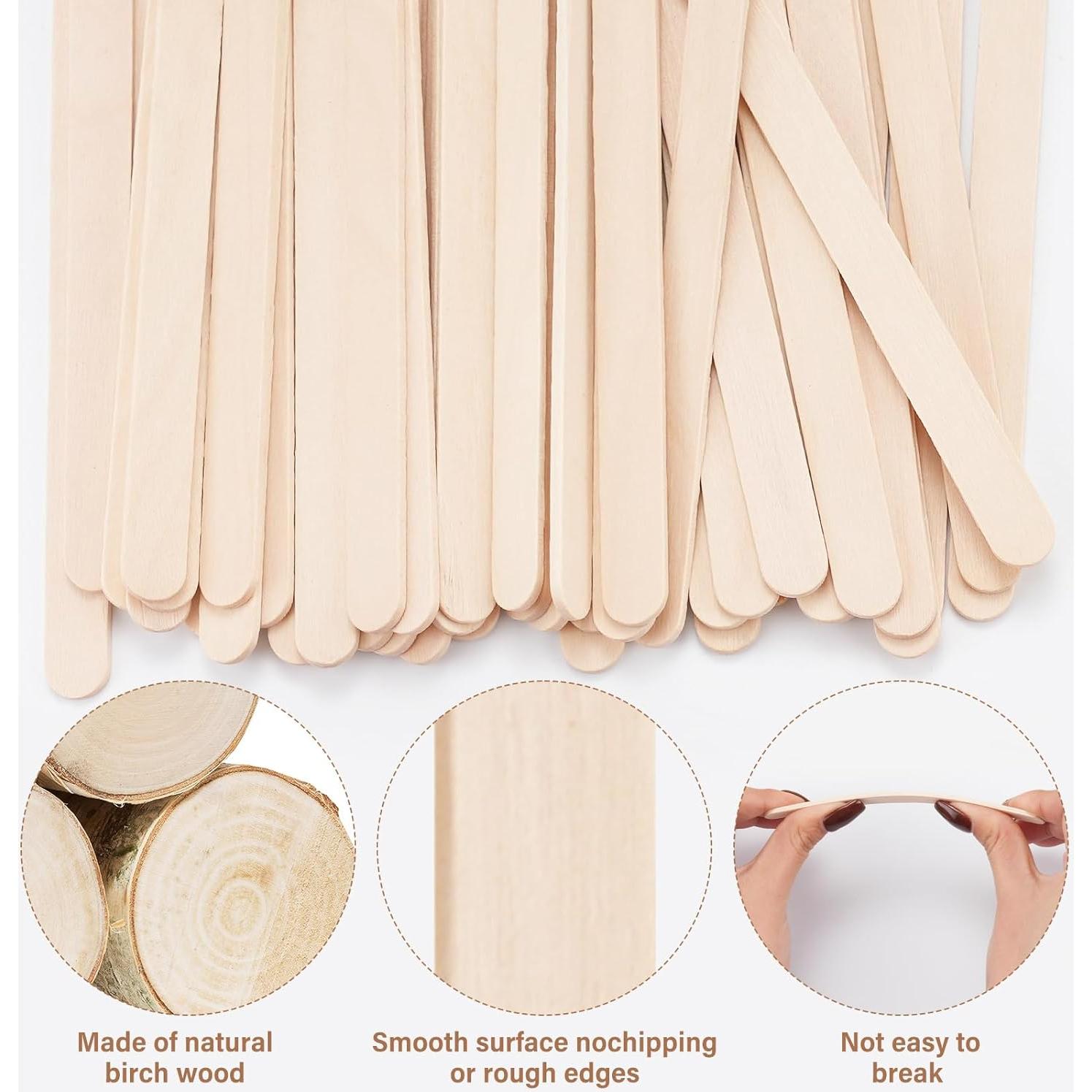 2400 Palitos de Madera para Manualidades MMonDod 11.4 cm