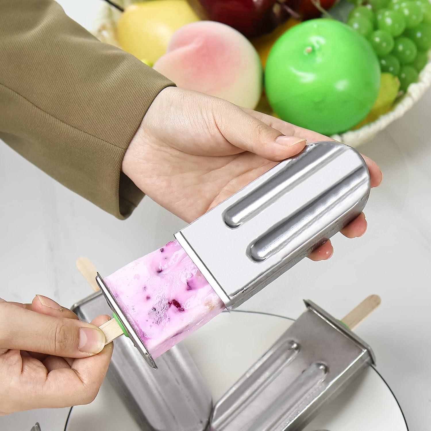 Kit de Moldes para Helados HYDDNice - 10 Moldes Acero Inoxidable