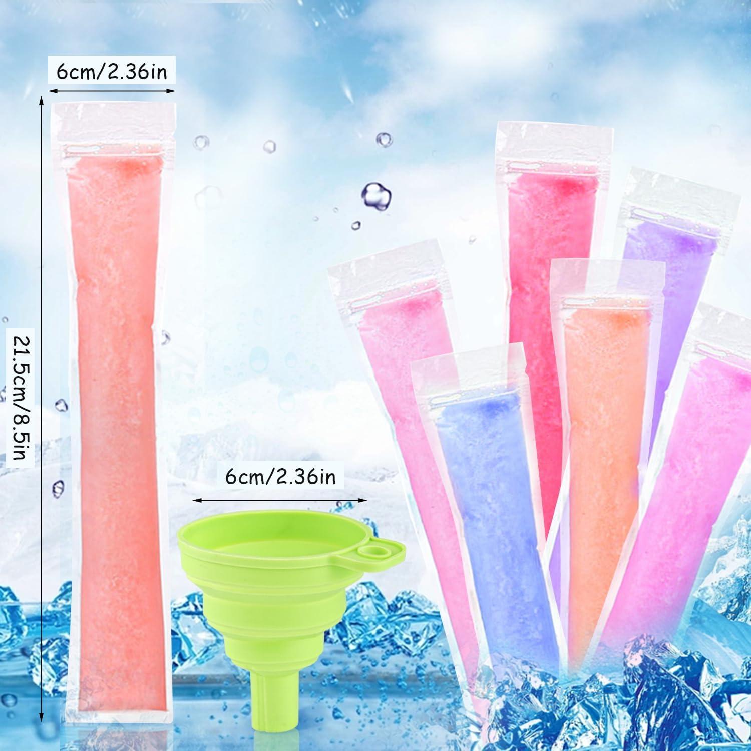 200 Moldes de Bolsas para Paletas BOSMIOW Libre de BPA