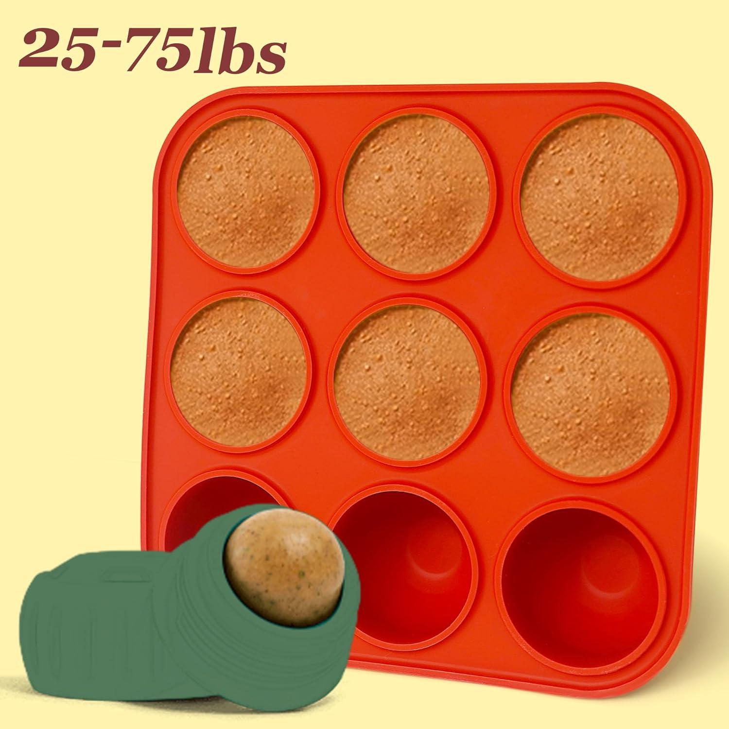 Molde de Silicona para Golosinas Congeladas para Perros Wilewir 9 Cavidades