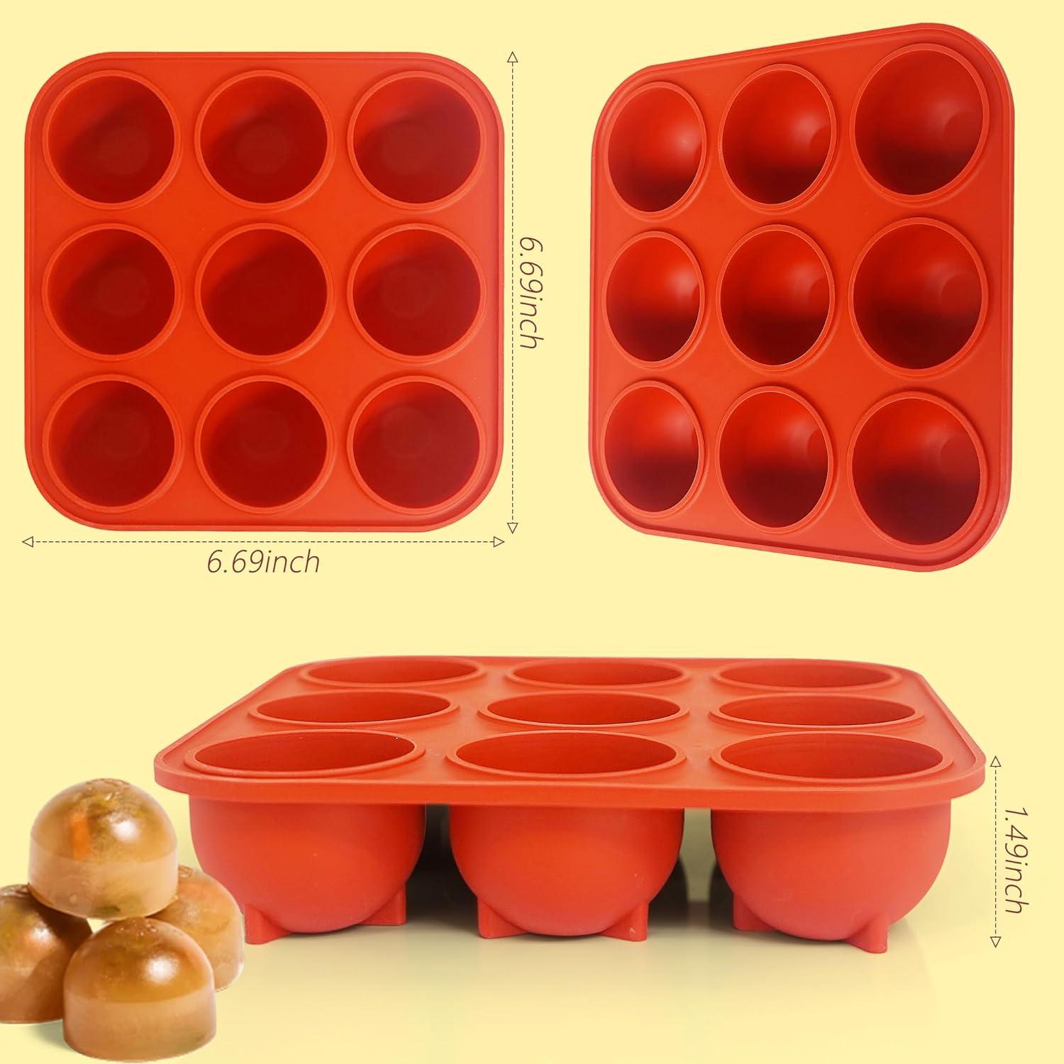 Molde de Silicona para Golosinas Congeladas para Perros Wilewir 9 Cavidades