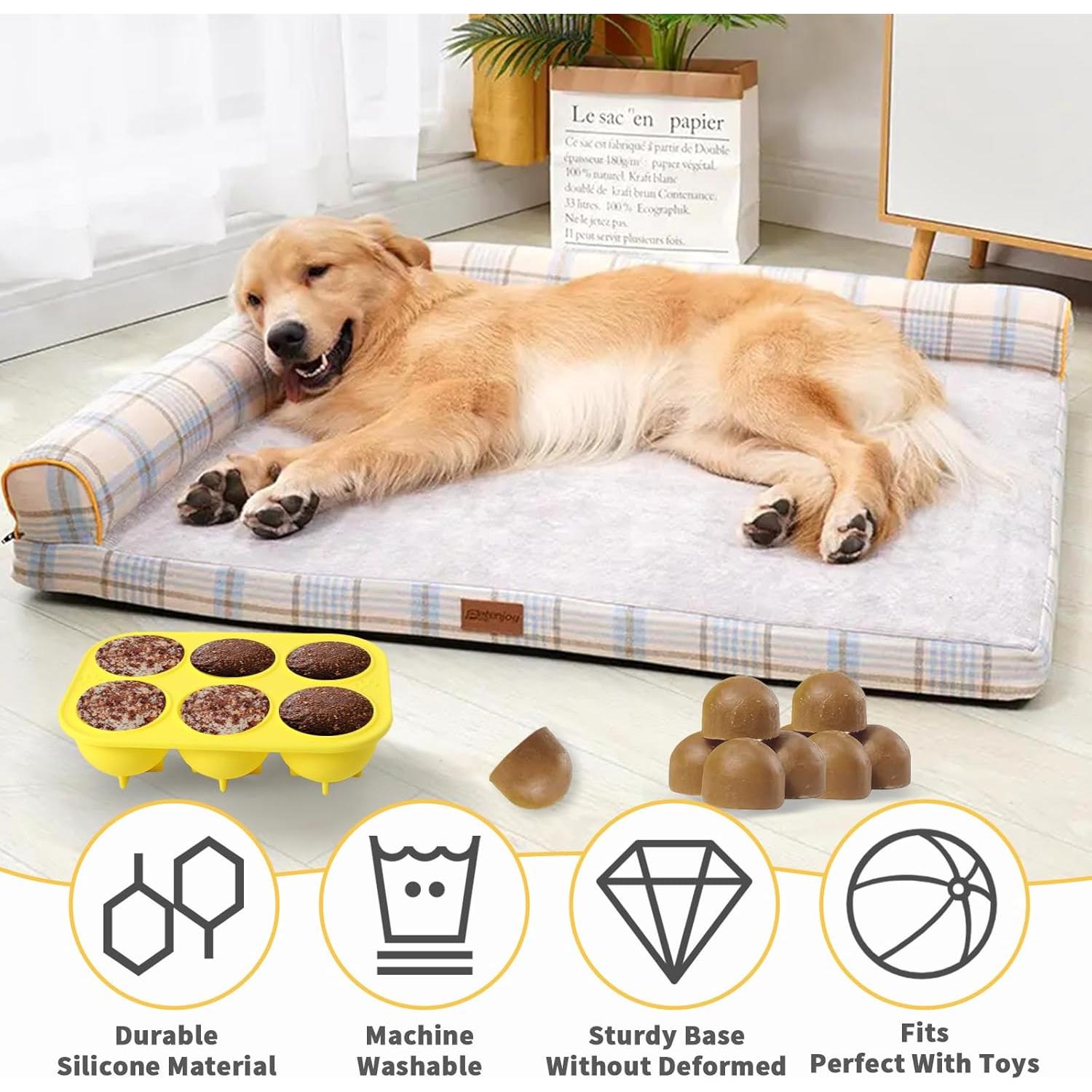 Moldes de Silicona para Golosinas de Perro Xyulaan 6 Cavidades