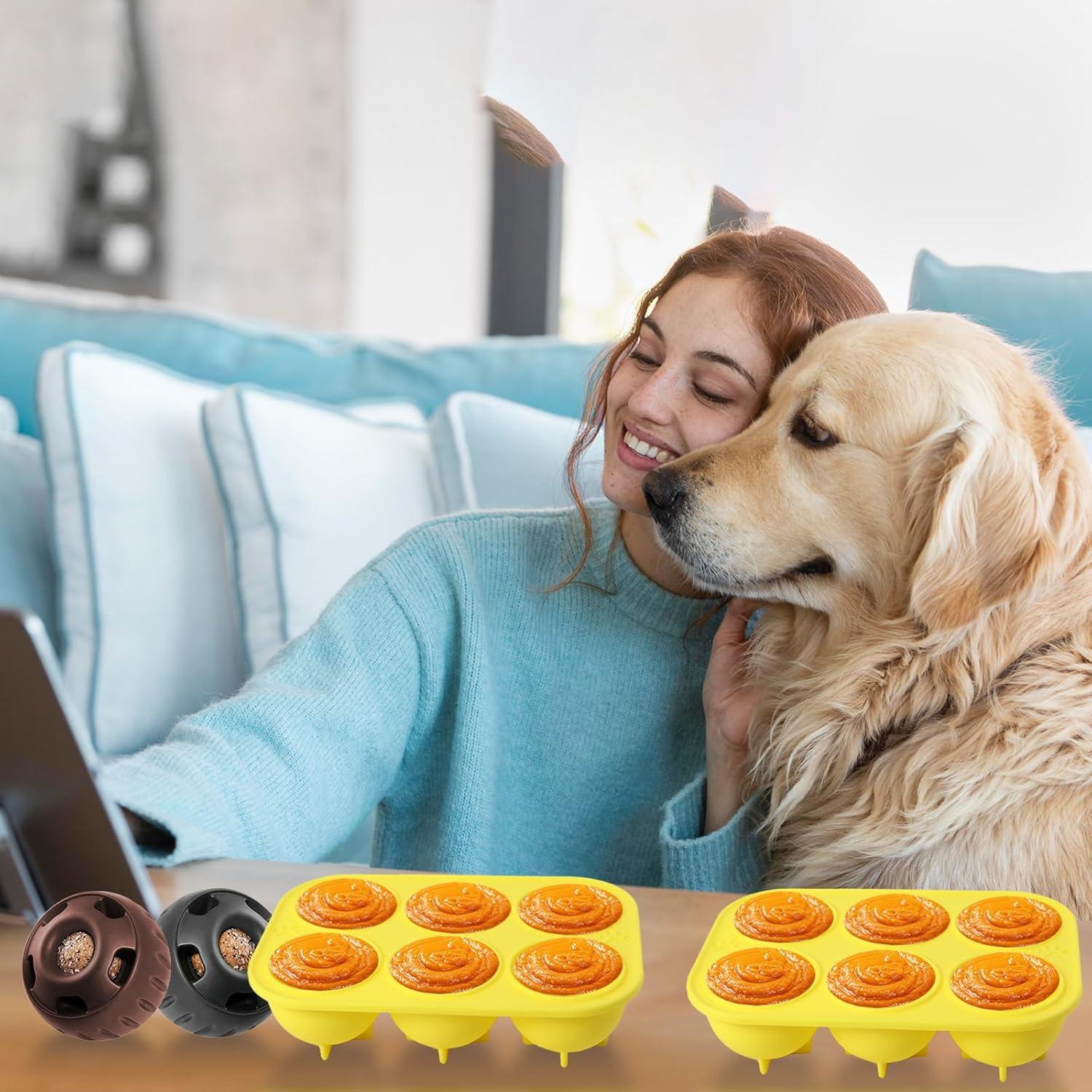 Moldes de Silicona para Golosinas de Perro Xyulaan 6 Cavidades