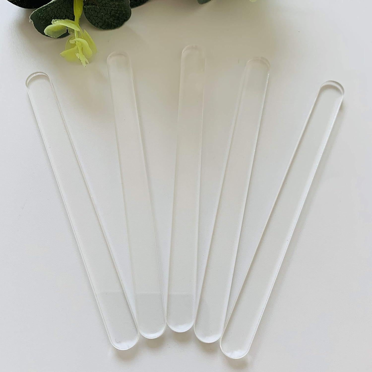 20 Palitos de Acrílico para Cake Pops CHENRUI 11.4 cm Transparente