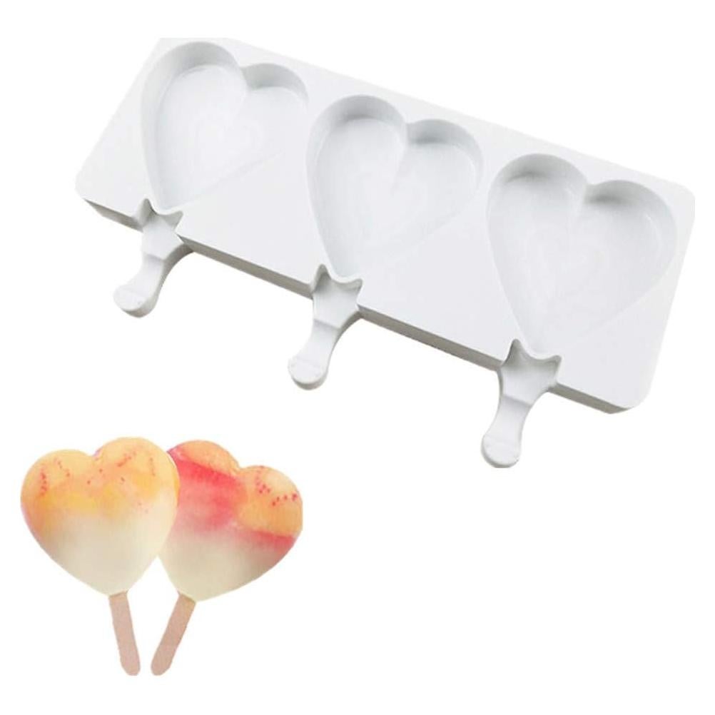 Molde de Silicona para Mini Helados Suxgumoe 3 Cavidades