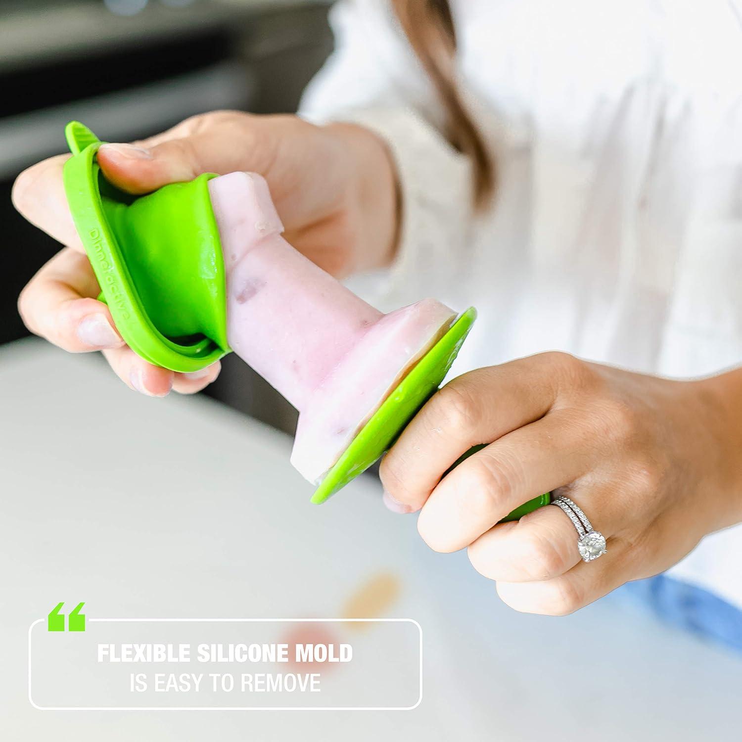 Moldes de Paletas Dinneractive - Set de 3 Silicona Herramientas