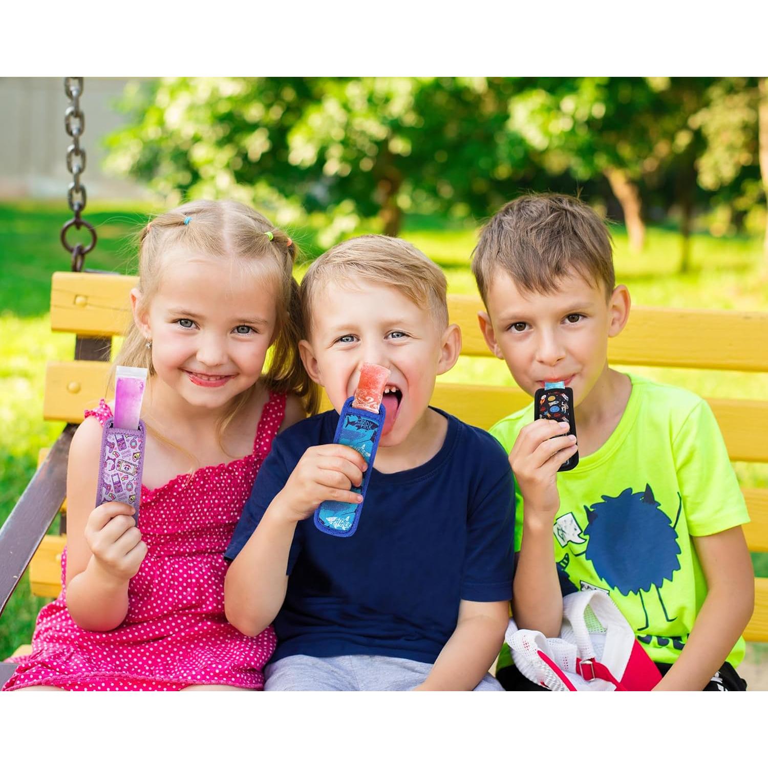 Mangas Reutilizables para Helados 6 Piezas Neopreno Multicolor