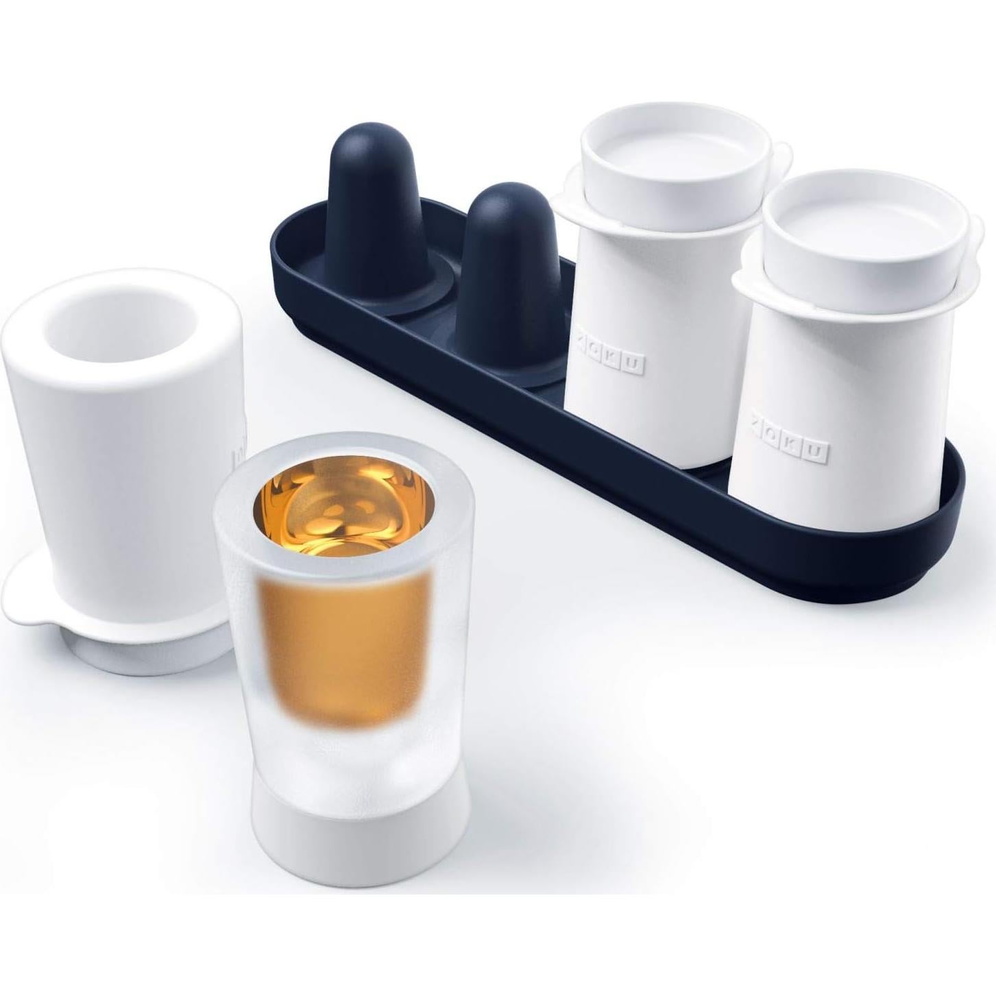 Moldes de Hielo ZOKU Shooter para 4 Vasos de Disparo - Silicona