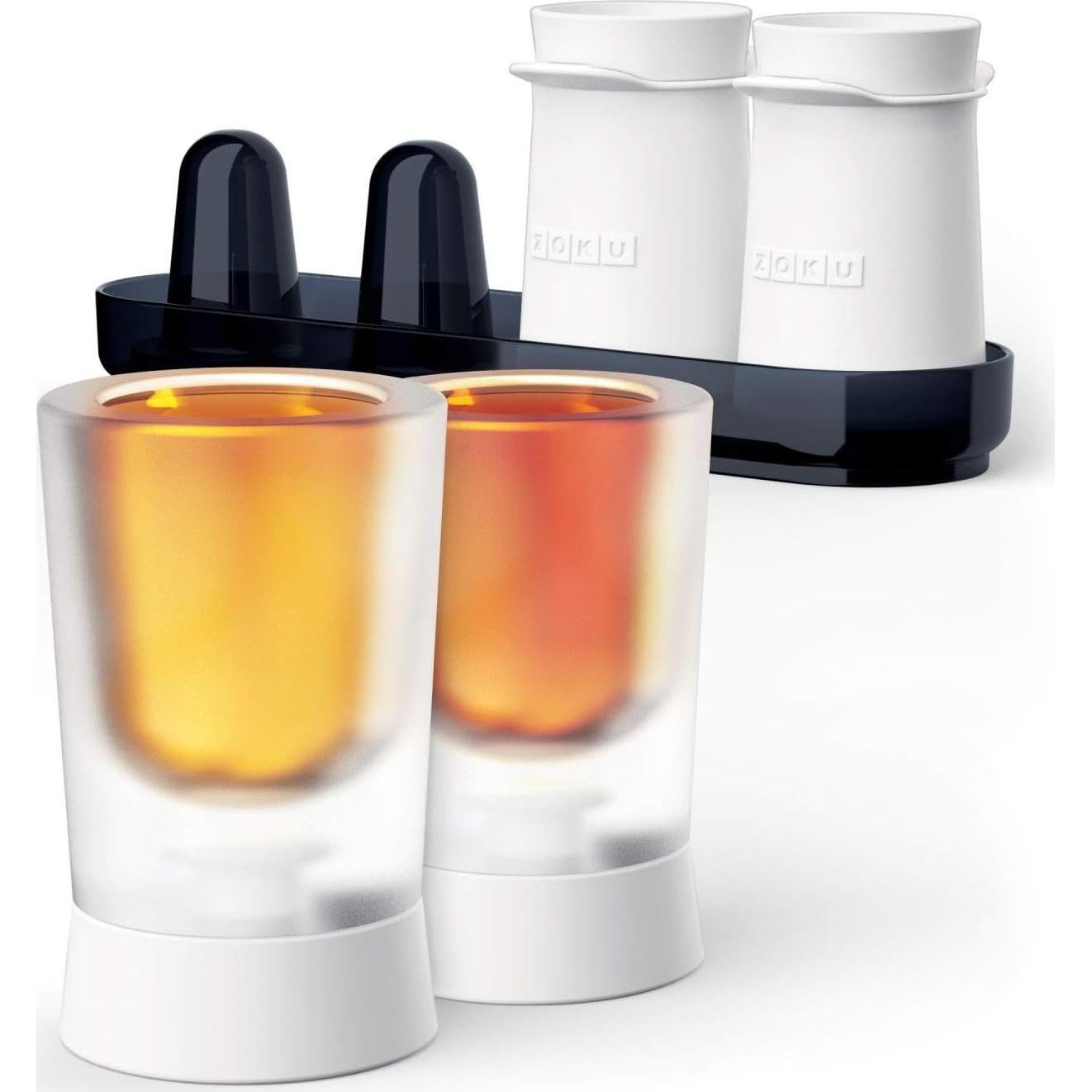 Moldes de Hielo ZOKU Shooter para 4 Vasos de Disparo - Silicona