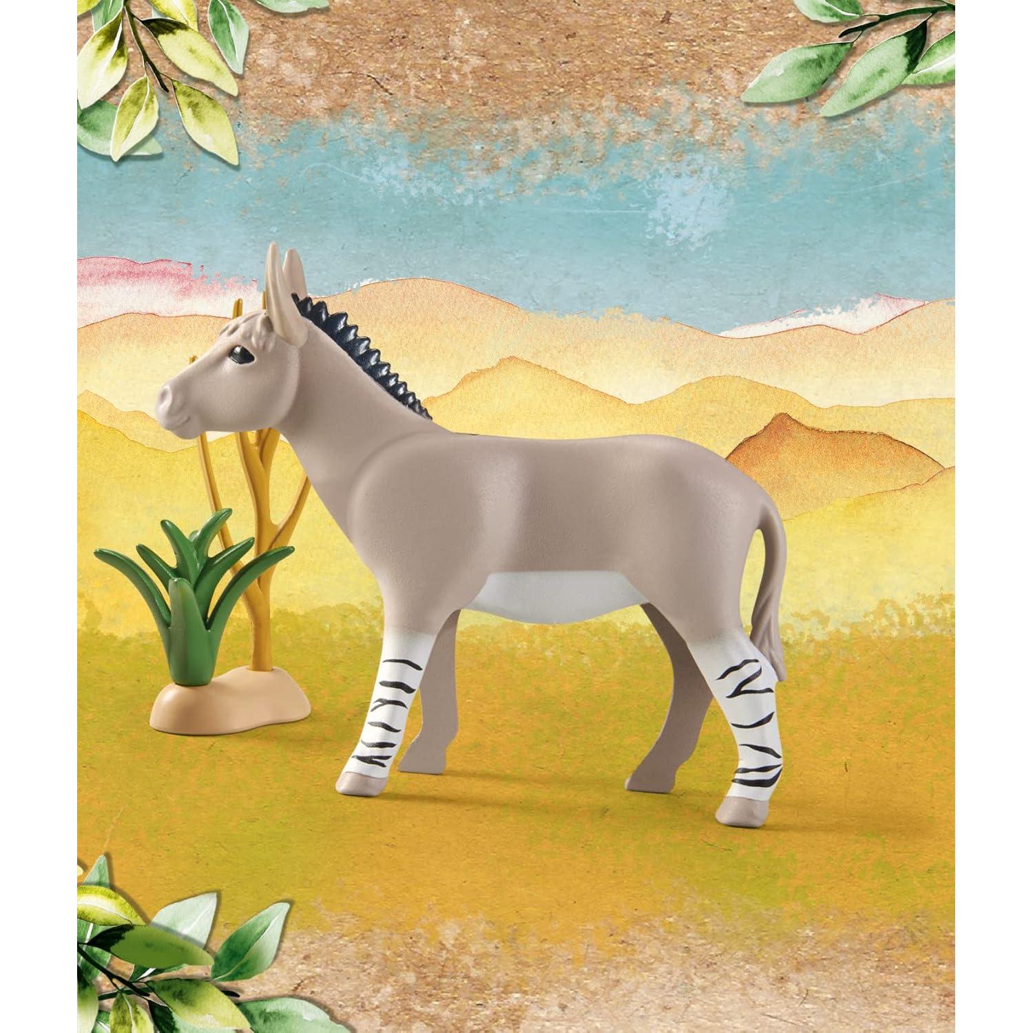 Playmobil Wiltopia Burro Salvaje Africano 71289 - 10.5x5.5 cm