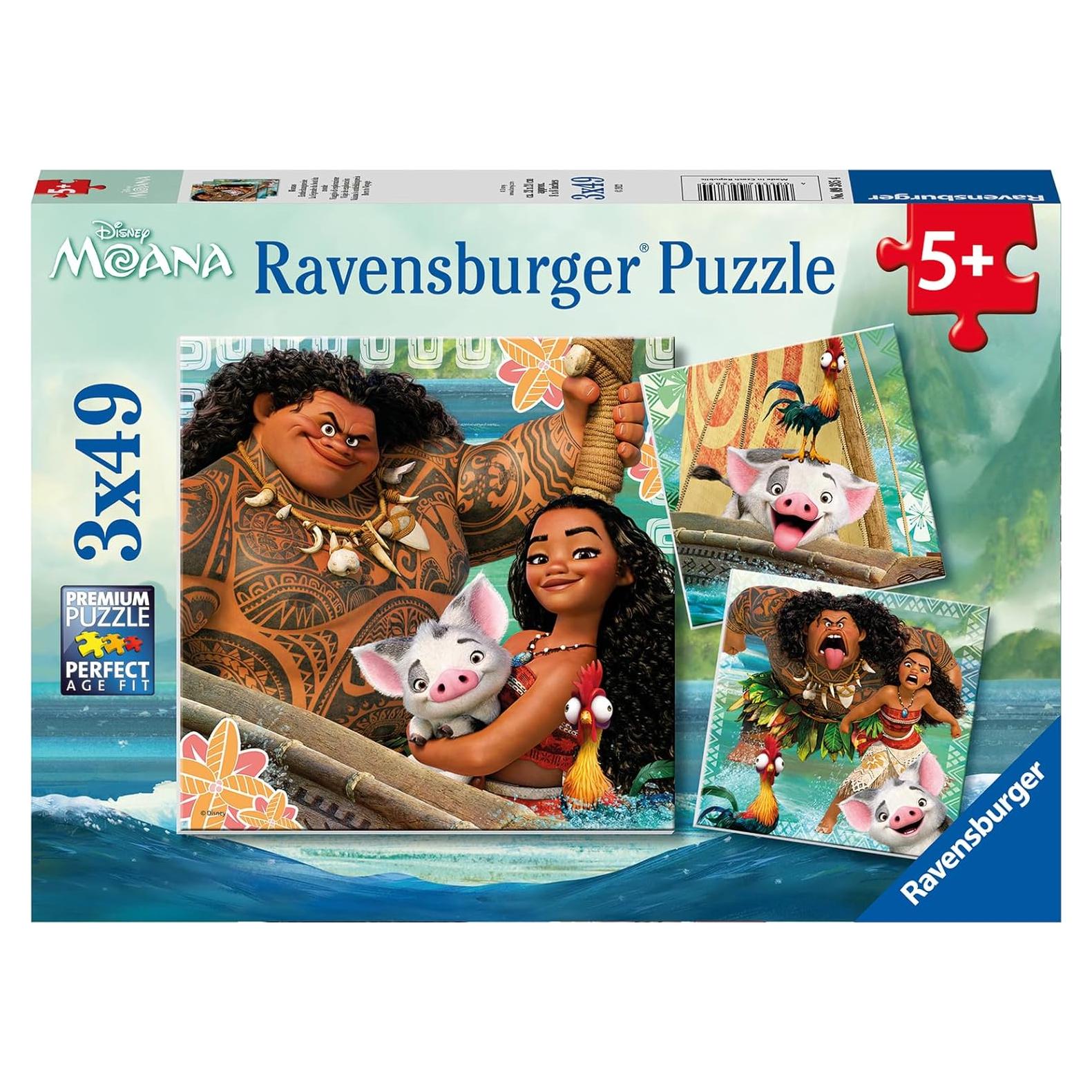 Rompecabezas Ravensburger Moana Viaje 49 Piezas 3+