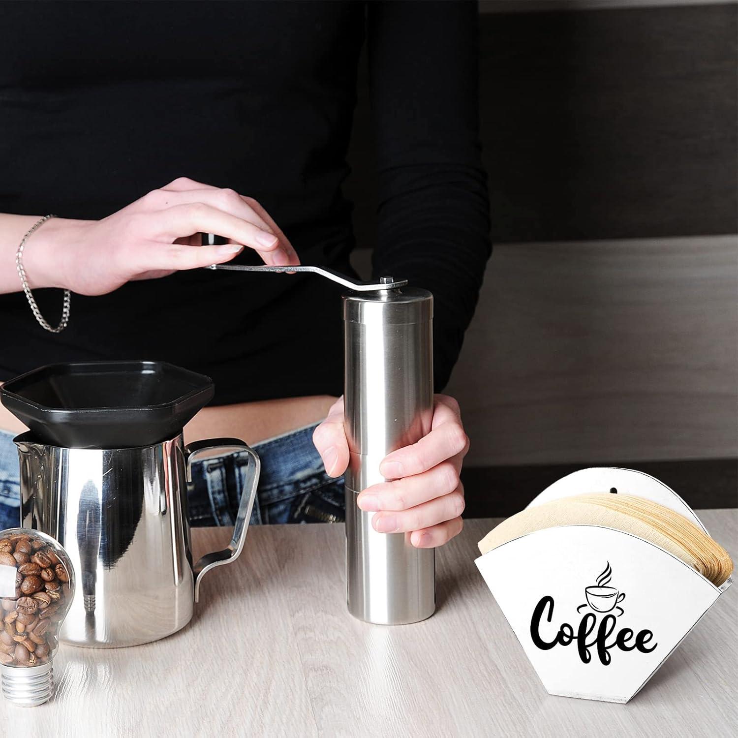 Soporte de Filtro de Café Montado en Pared Yalikop Blanco