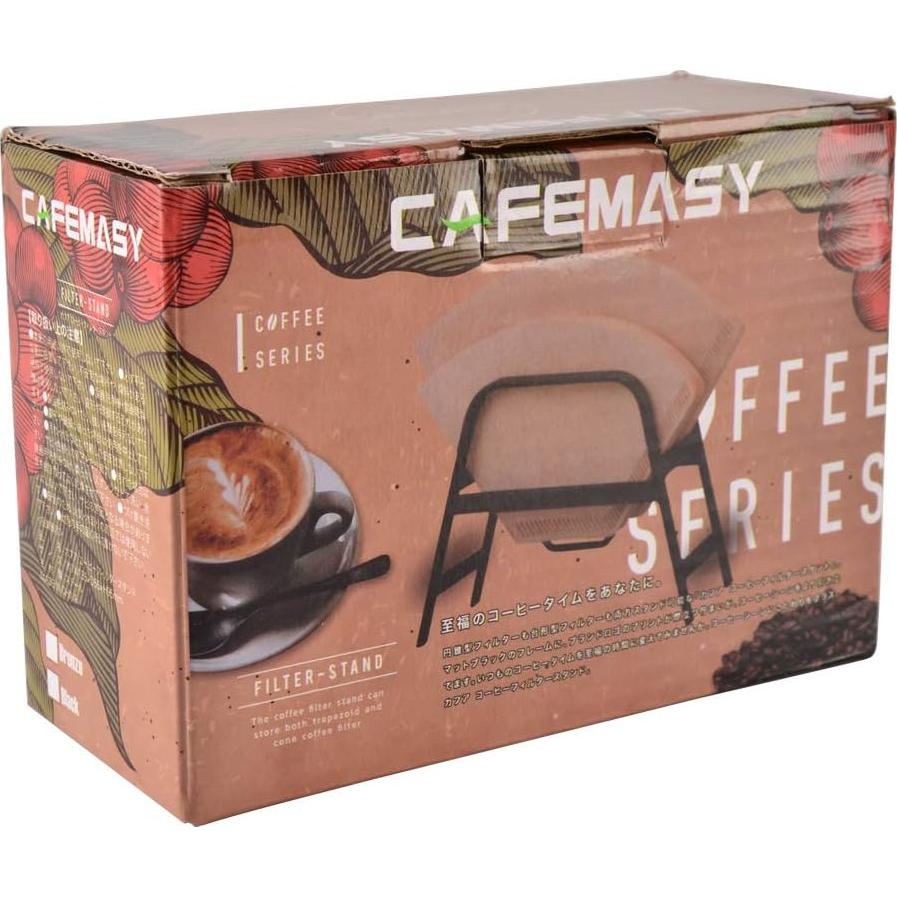 Soporte para Filtros de Café CAFEMASY Negro - Metal, 100 Piezas