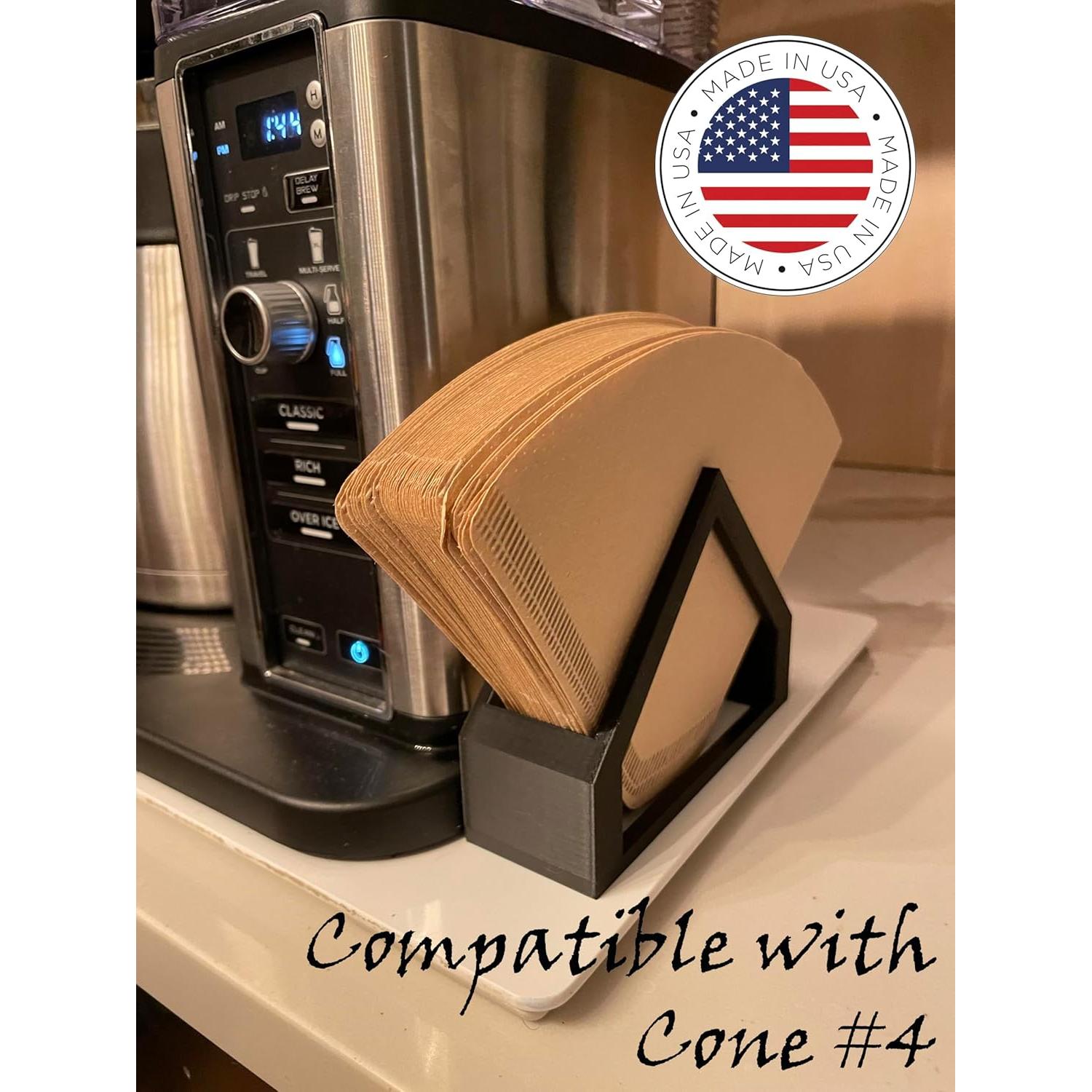 Soporte para Filtros de Café Cono #4 DAM Merch Negro