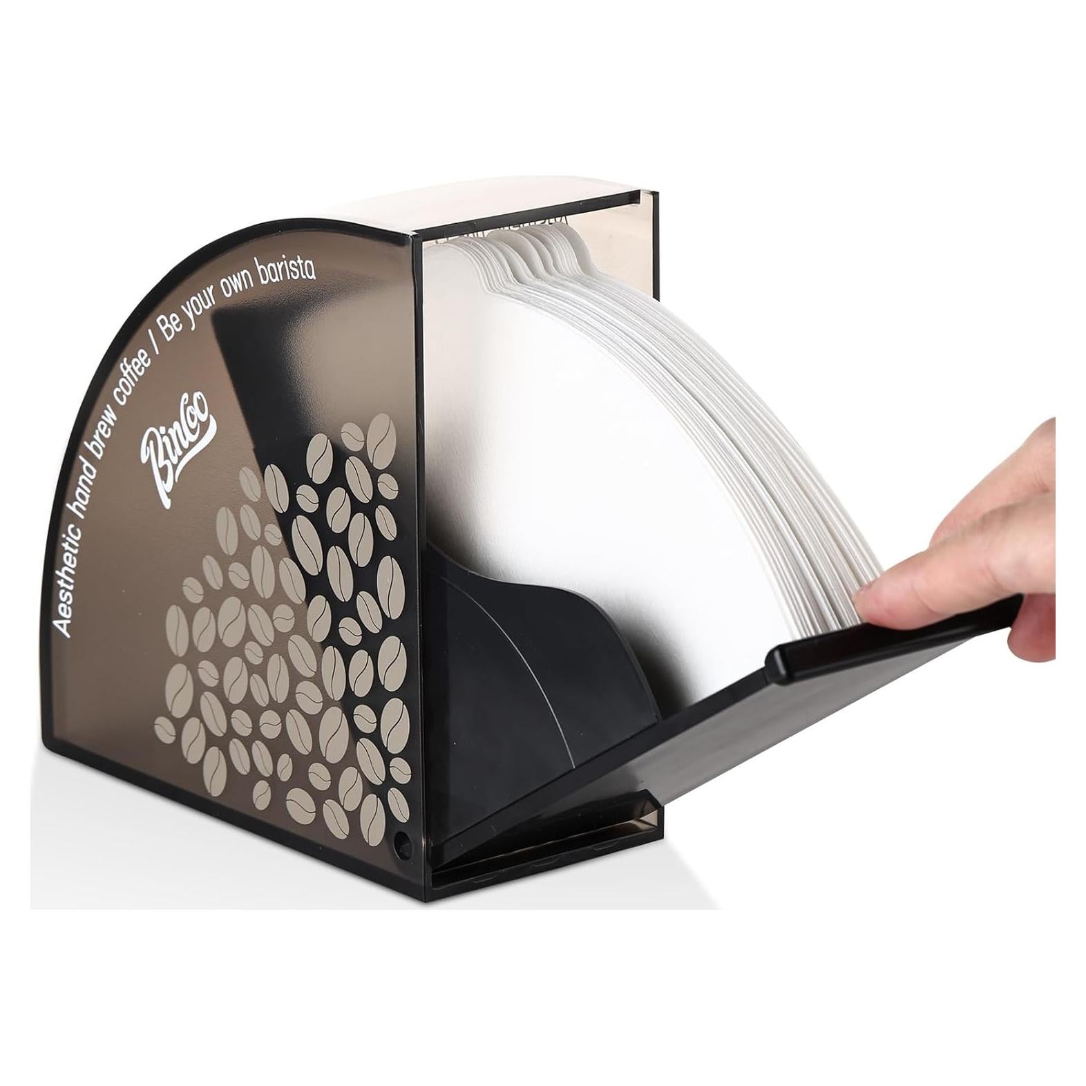 Soporte para Filtros de Café Bincoo + 50 Filtros Papel V02